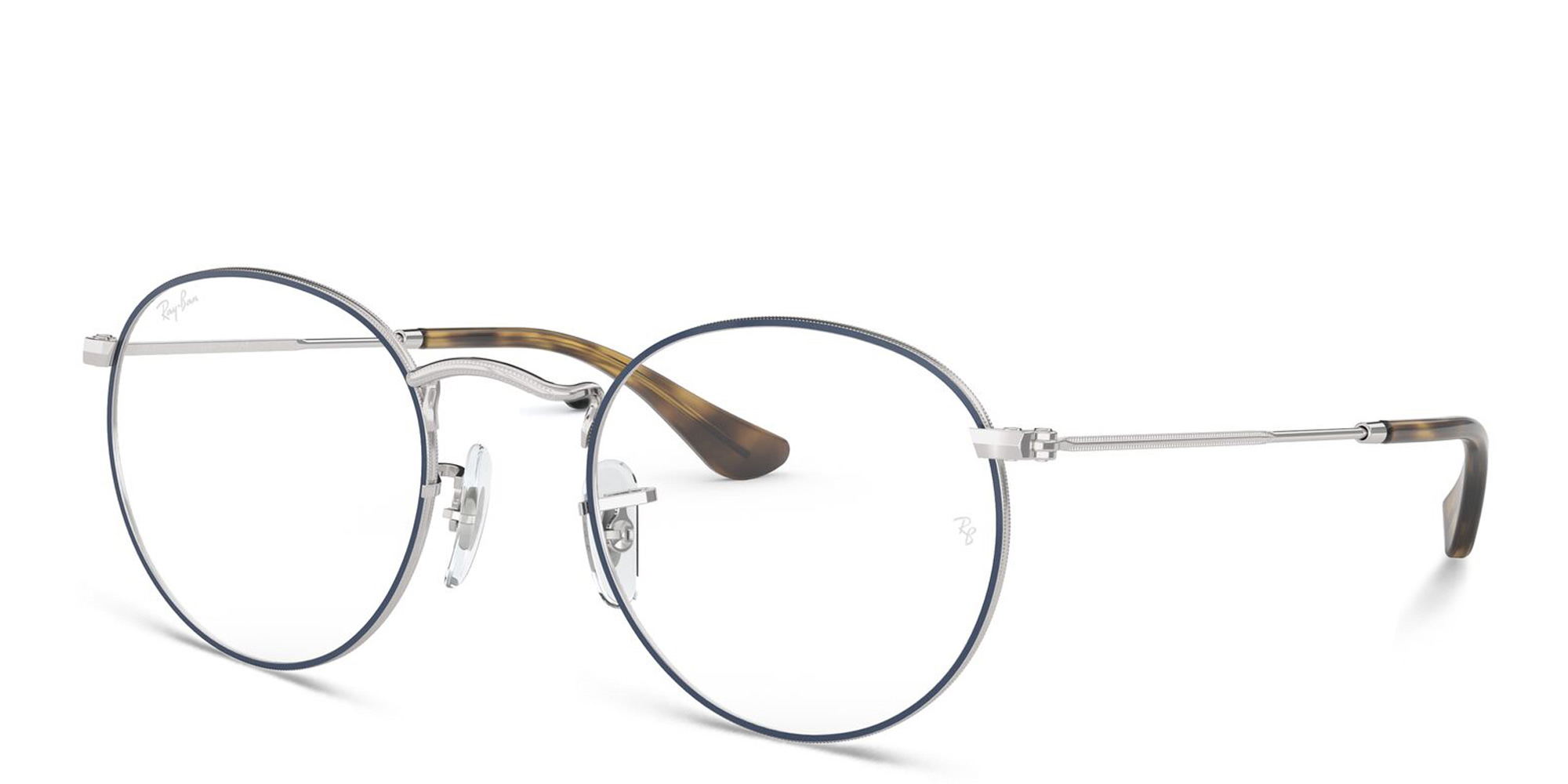 Ray-Ban Round Metal Unisex Eyeglasses in Silver – Product Photo 2