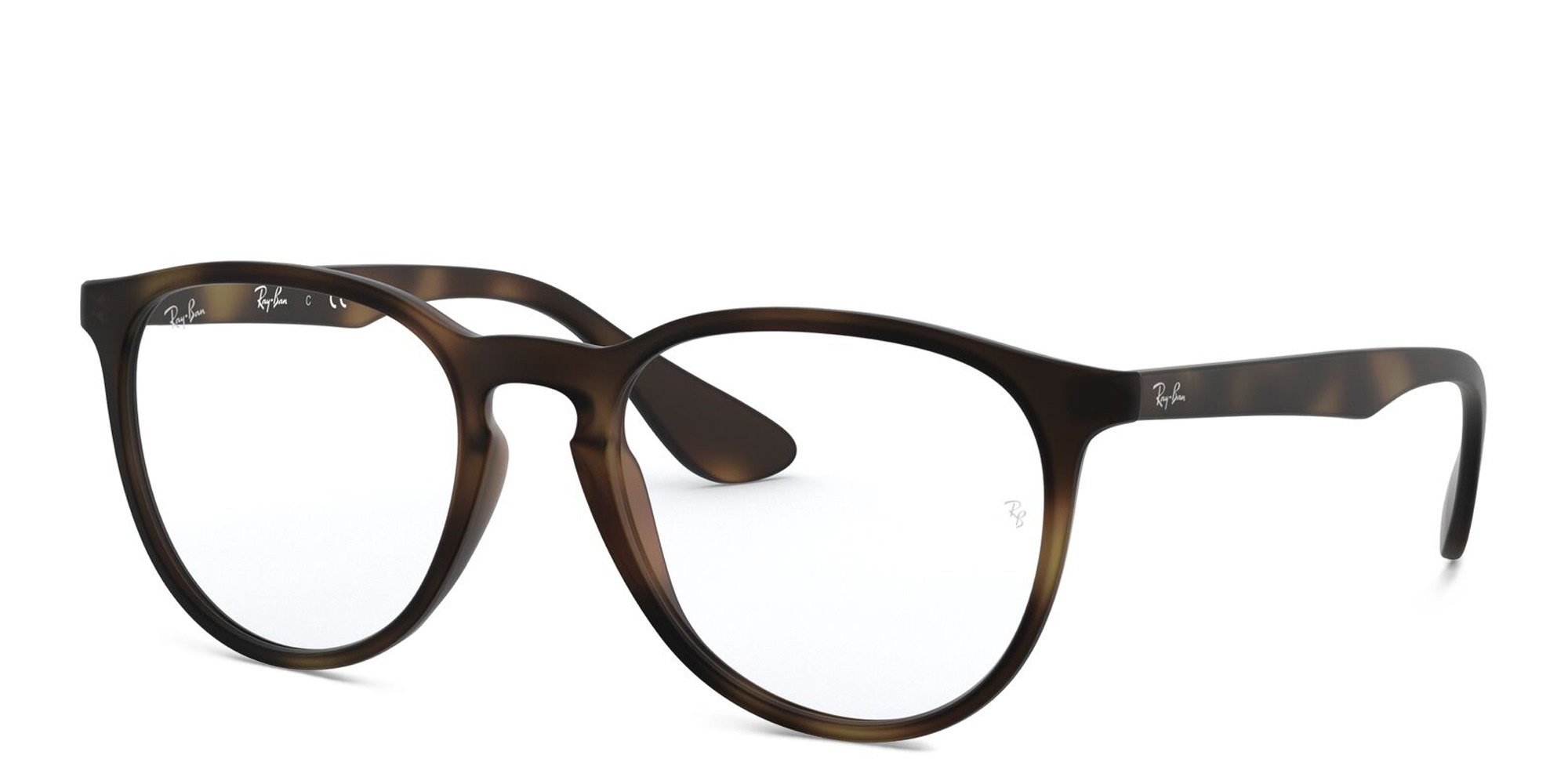 Ray-Ban Erika Round Eyeglasses in Havana – Product Photo 2