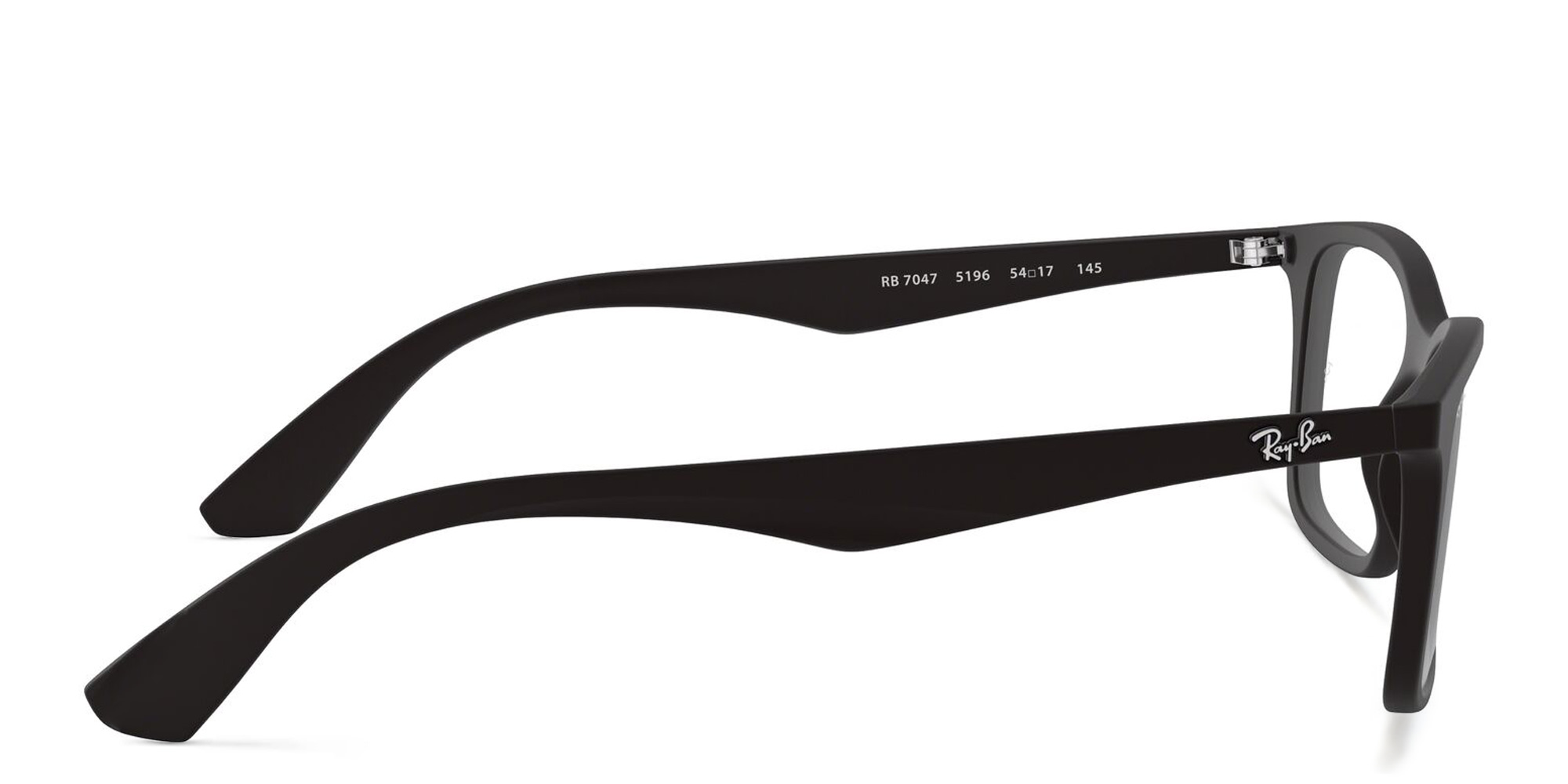 Ray-Ban Optics Unisex Rectangle Eyeglasses in Black – Product Photo 3