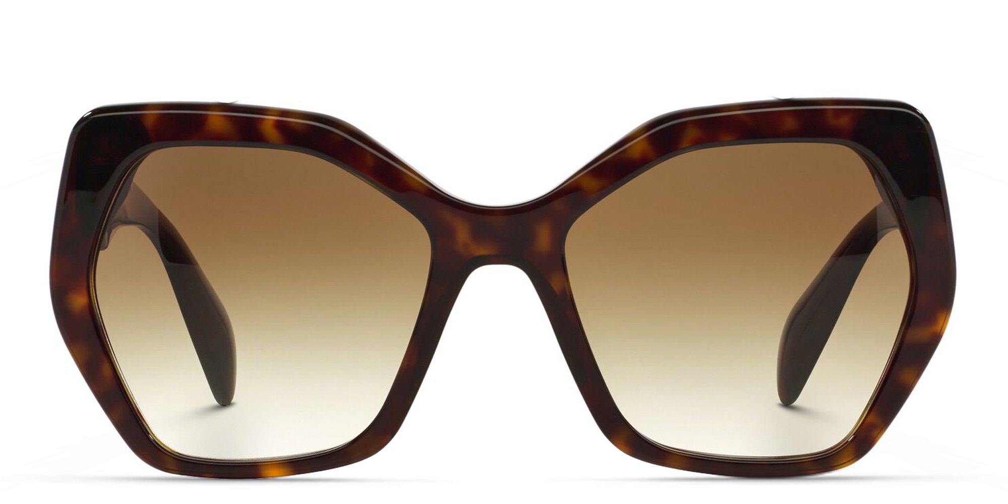 PRADA Irregular Sunglasses in Havana – Product Photo 1