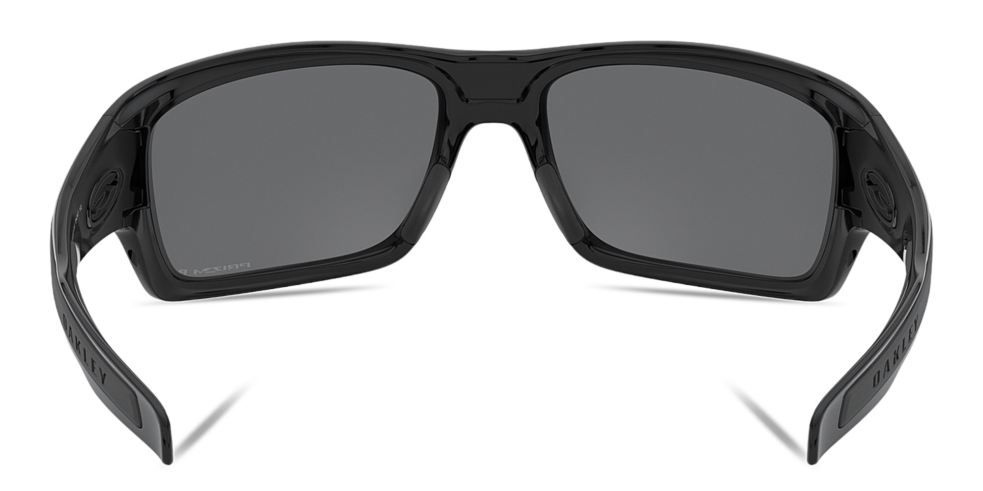 Oakley TURBINE™ Rectangle Polarized Sunglasses in Polished Black – Product Photo 4