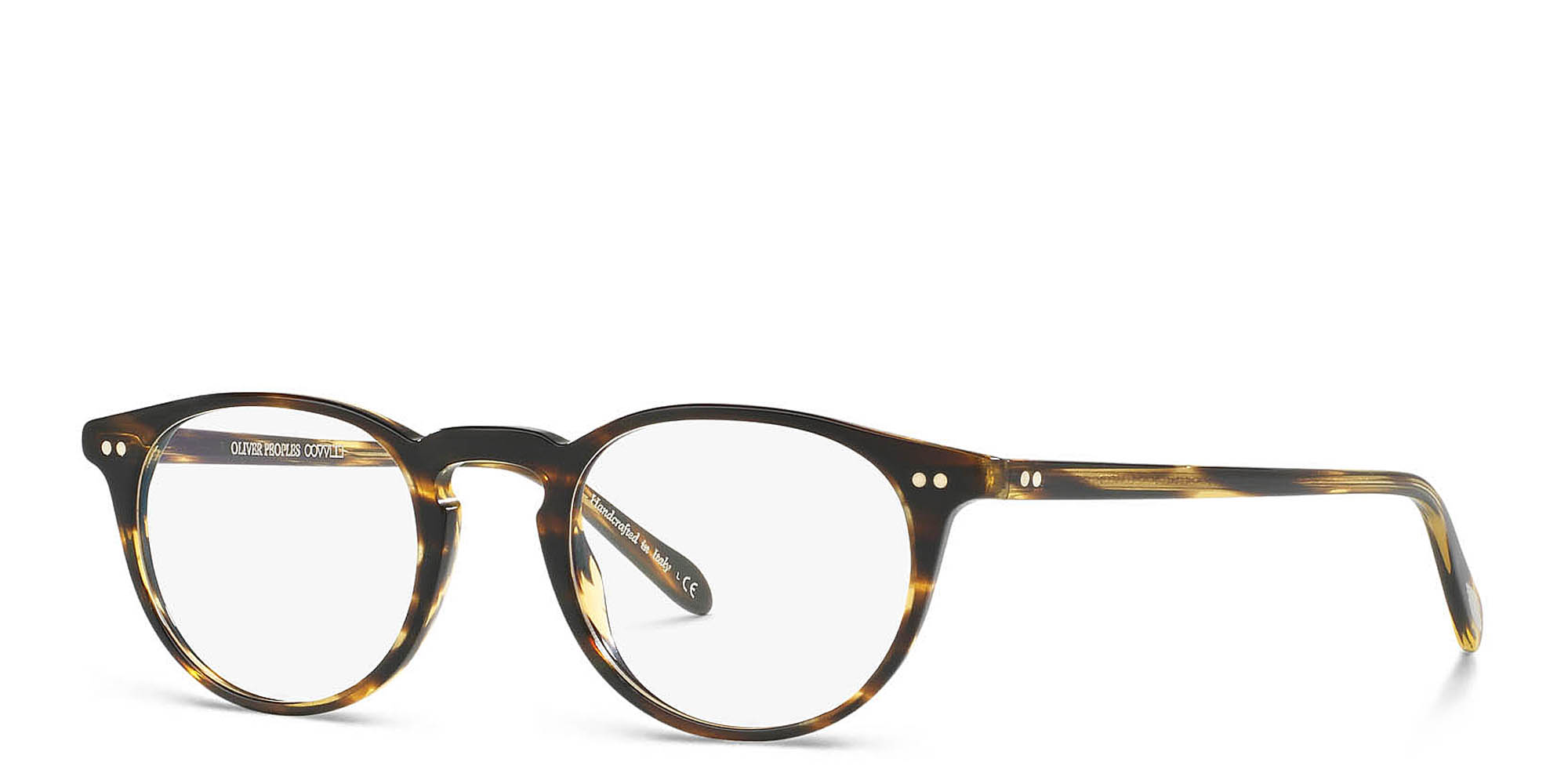 OLIVER PEOPLES Unisex Panthos Eyeglasses in Cocobolo – Product Photo 2