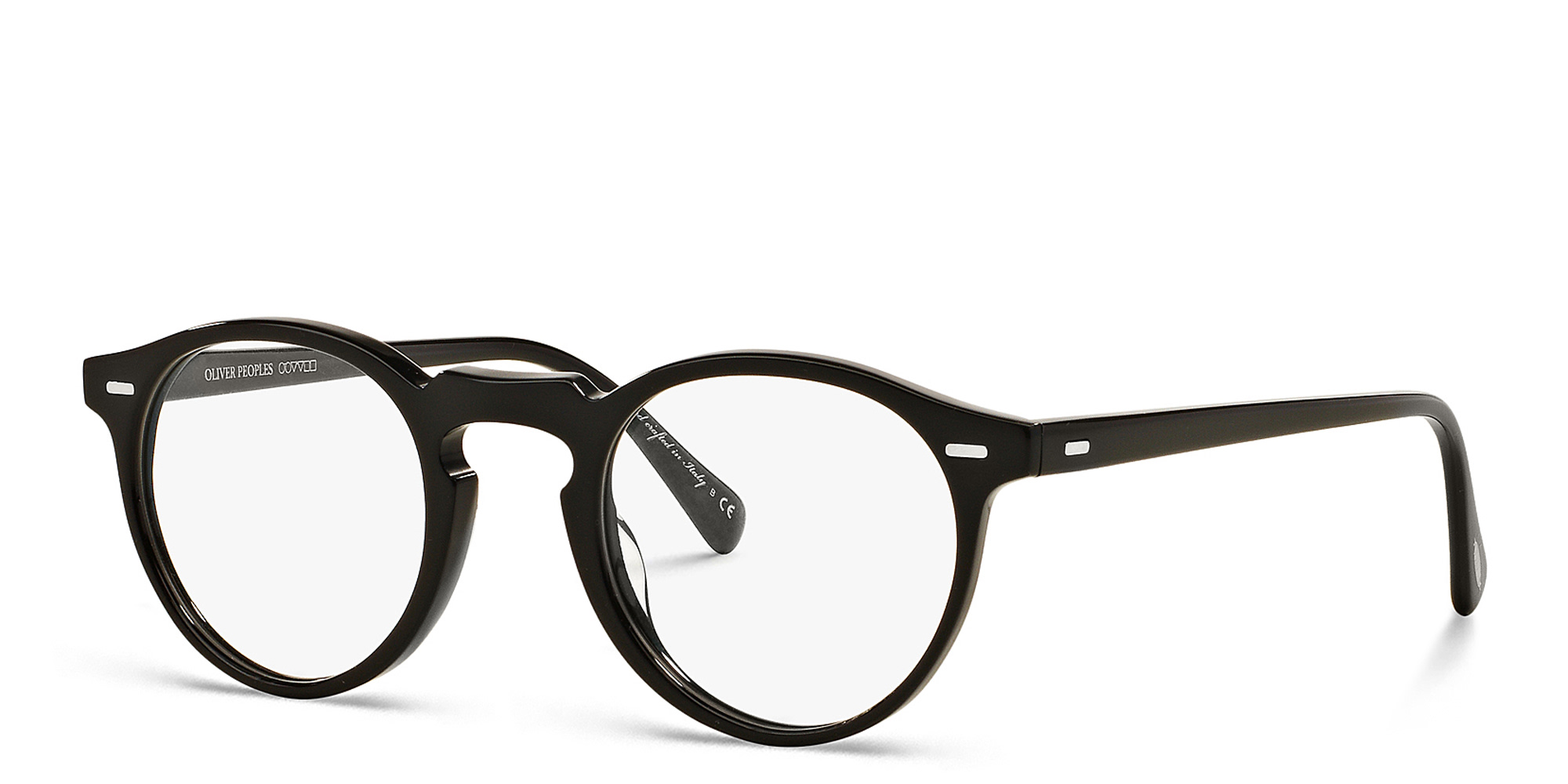 OLIVER PEOPLES Unisex Panthos Eyeglasses in Black – Product Photo 2