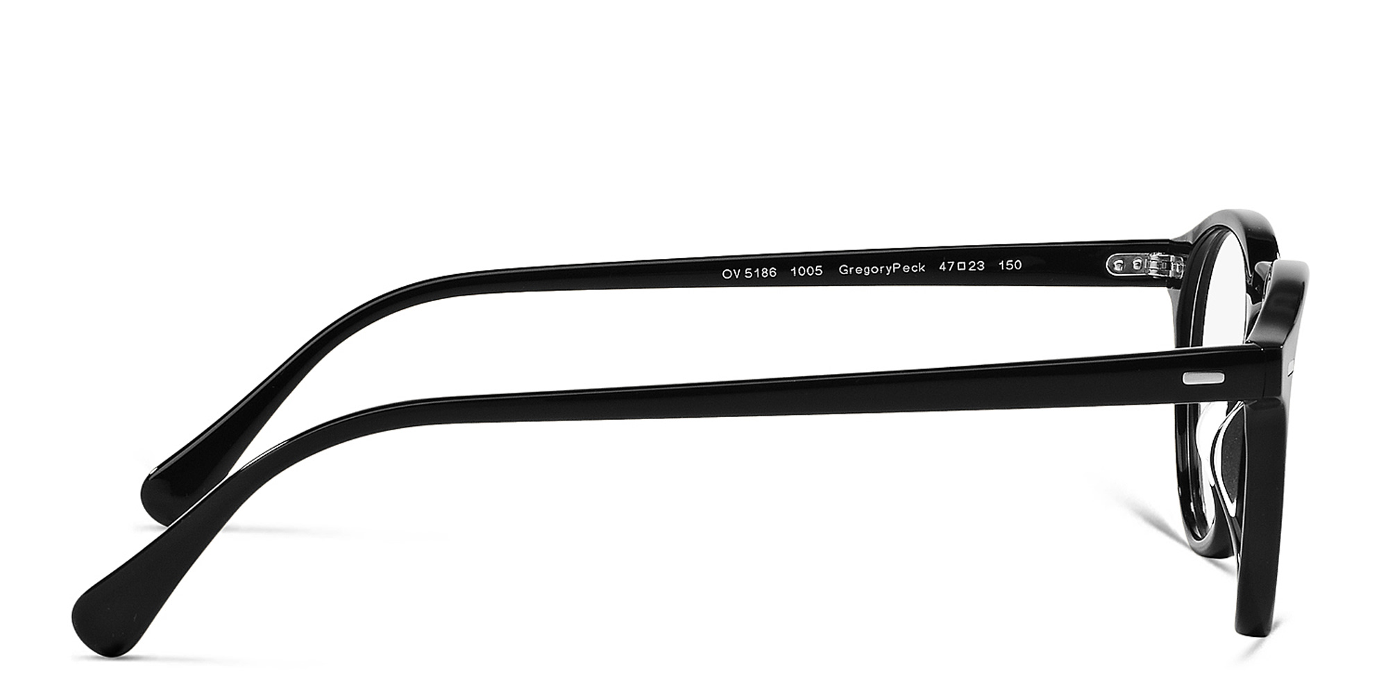 OLIVER PEOPLES Unisex Panthos Eyeglasses in Black – Product Photo 3