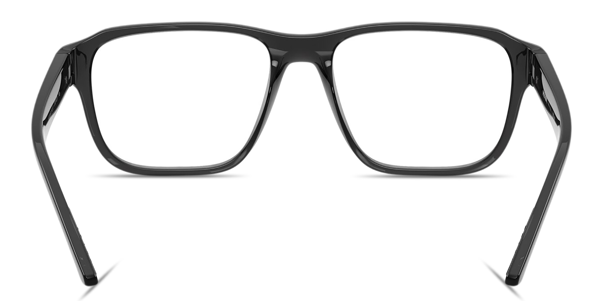 Shop Prada Linea Rossa Logo Signature Irregular Eyeglasses in Transparent Grey online.