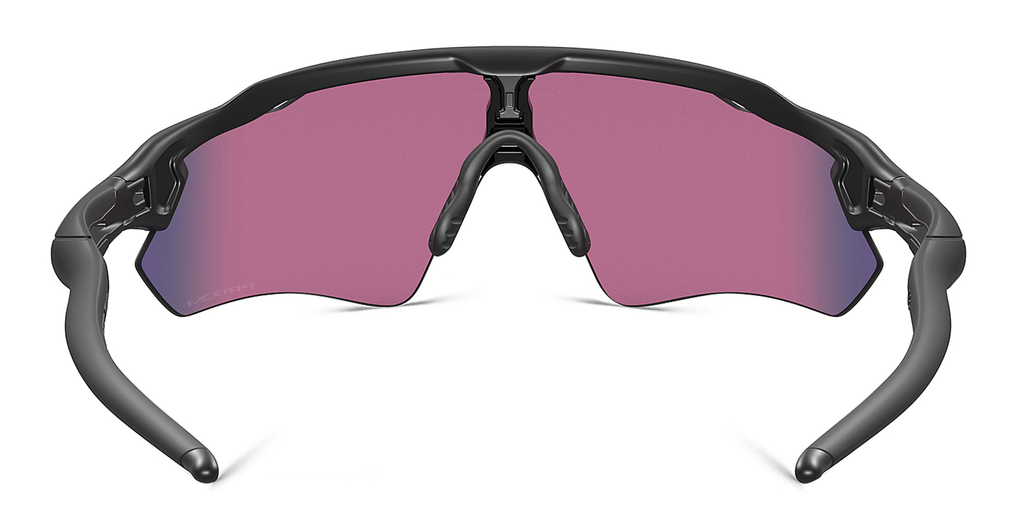 Oakley Half-Rim Mask Sunglasses in Matte Black – Product Photo 4