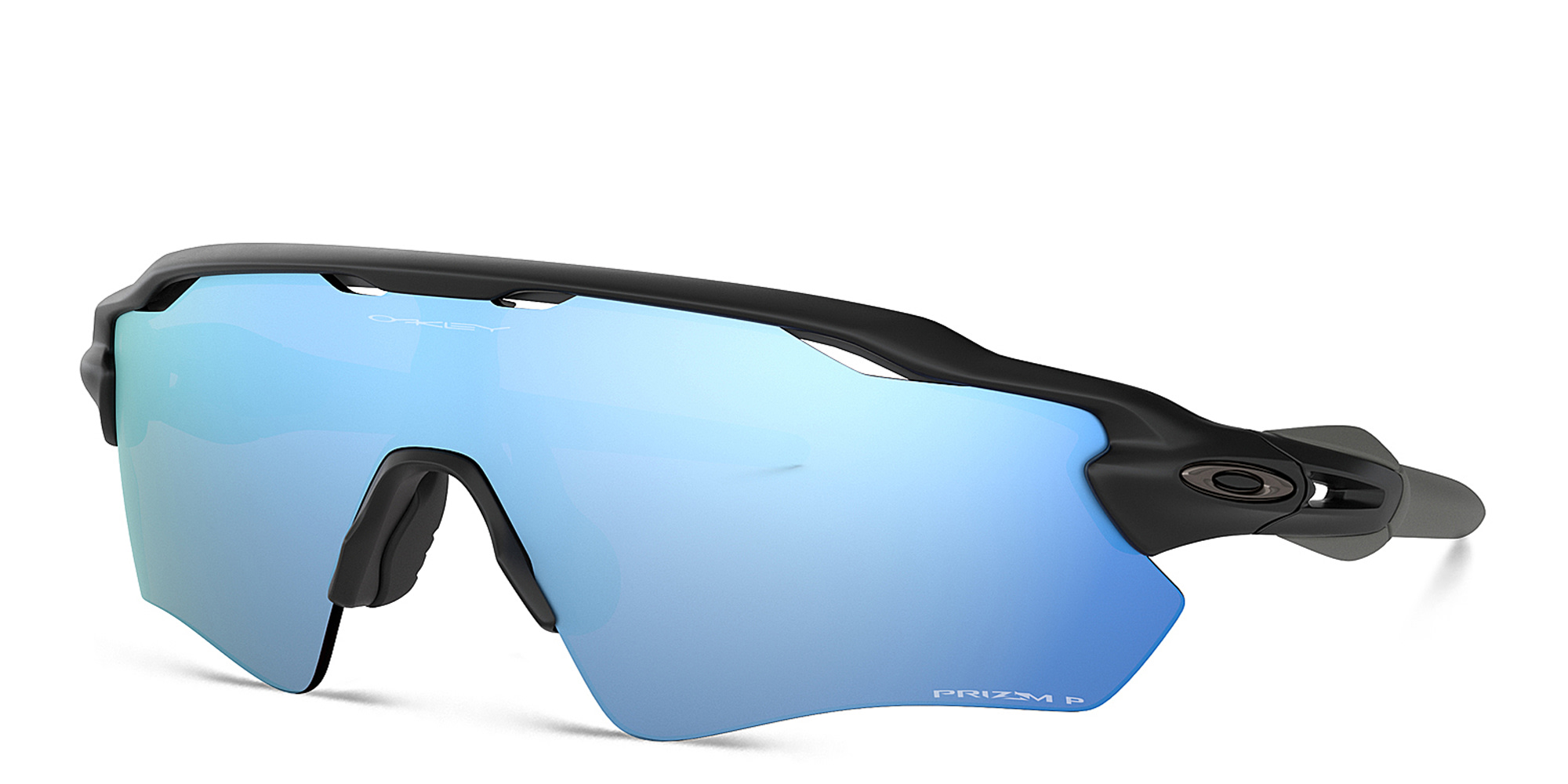 Oakley Radar EV Path Half-Rim Mask Sunglasses in Matte Black – Product Photo 2