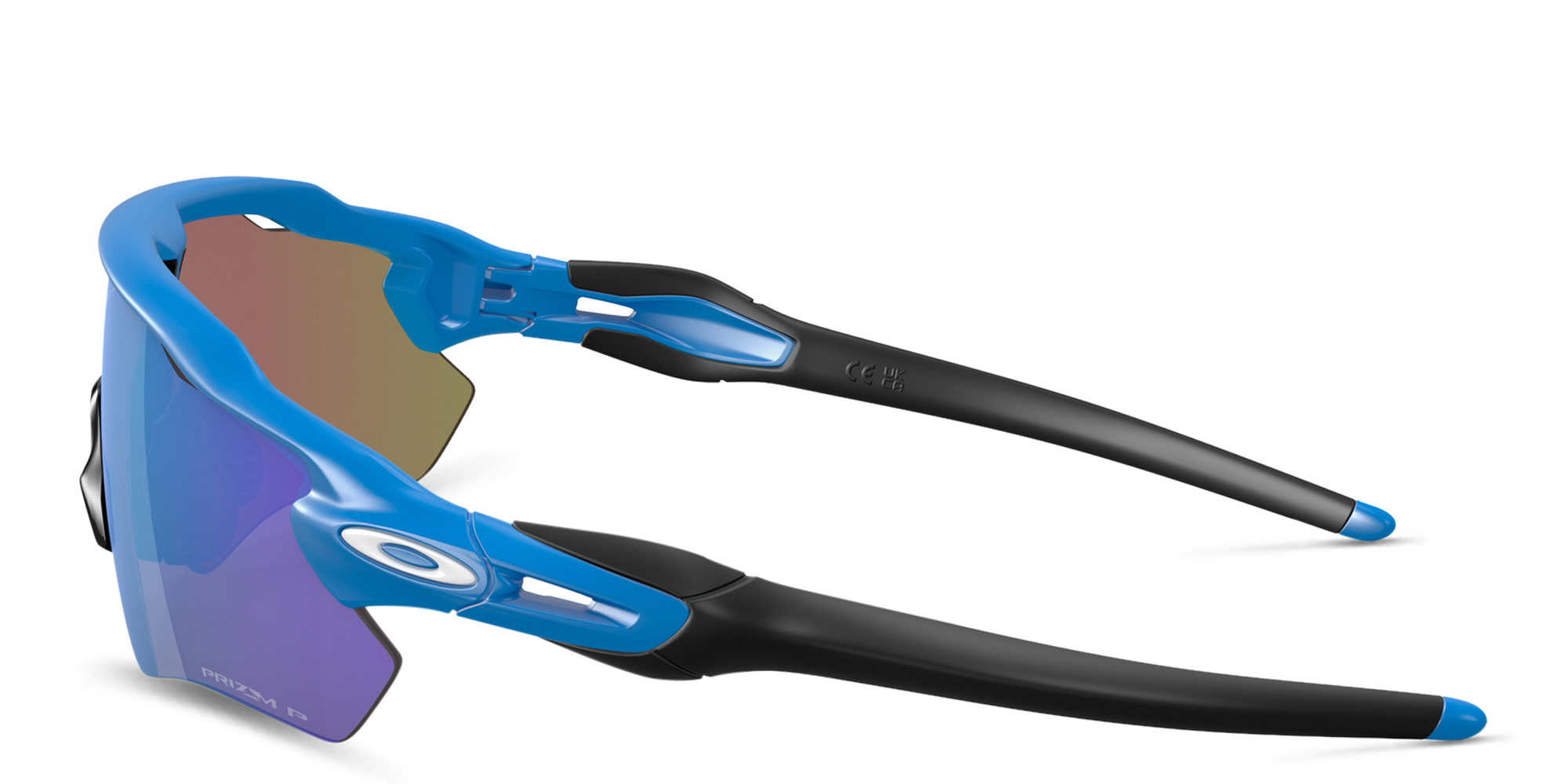 Shop Oakley Half-Rim Mask Sunglasses in Matte Sapphire online.