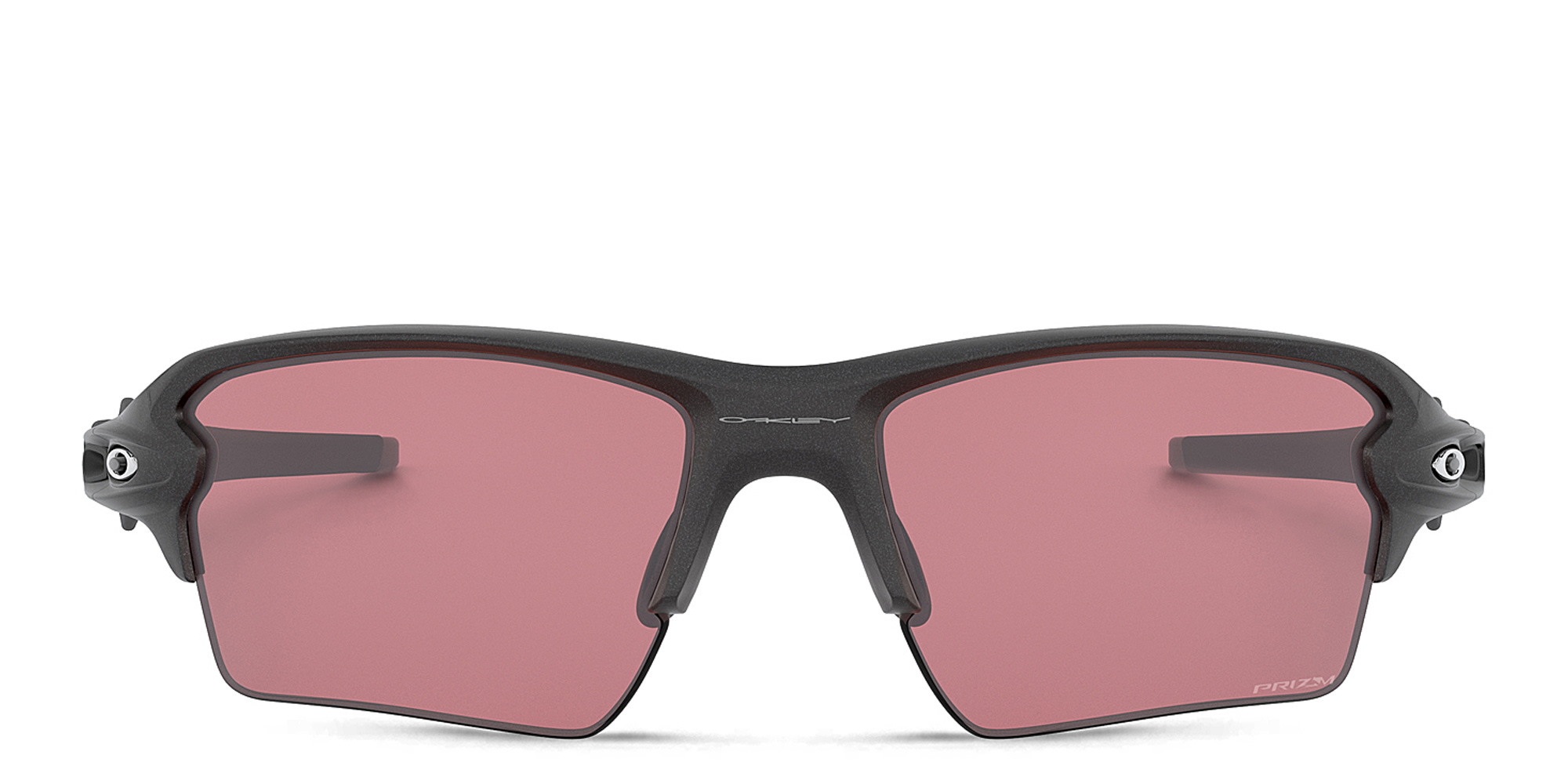 Oakley Flak 2.0 XL Half-Rim Rectangle Sunglasses in Steel – Product Photo 1