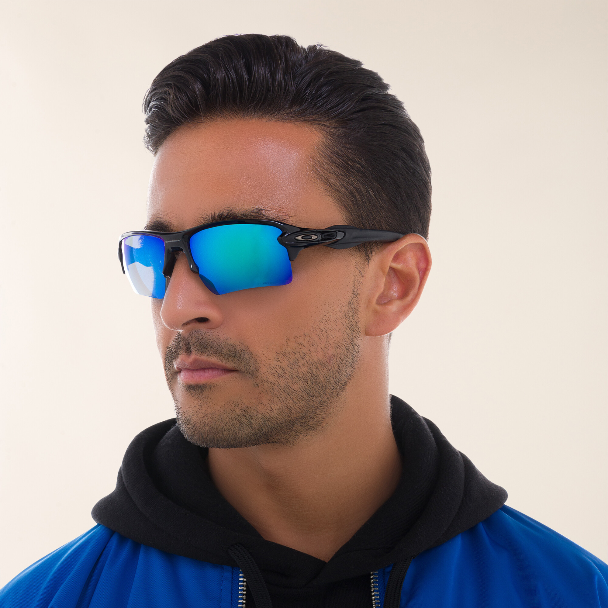 Flak XL Half-Rim Rectangle Sunglasses - Main Image