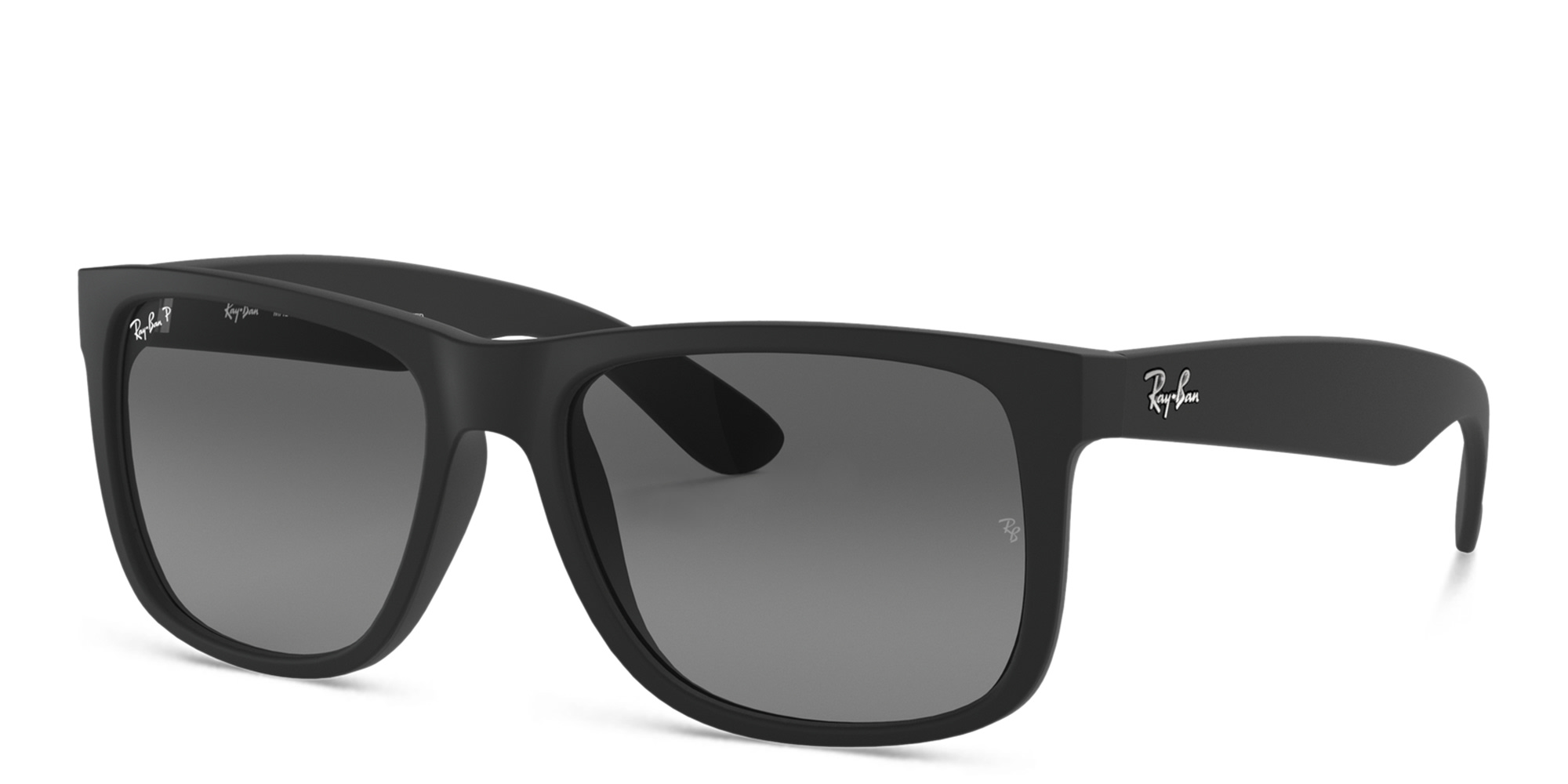 Ray-Ban Justin Square Sunglasses in Black – Product Photo 2