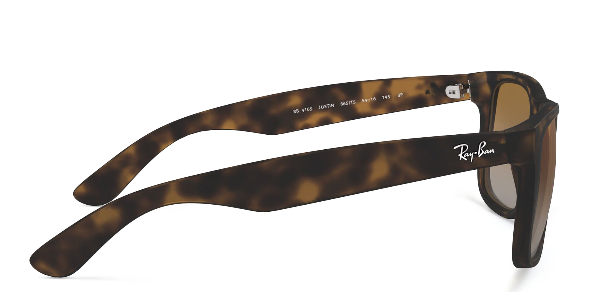 Ray-Ban Justin Square Sunglasses in Tortoise – Product Photo 3