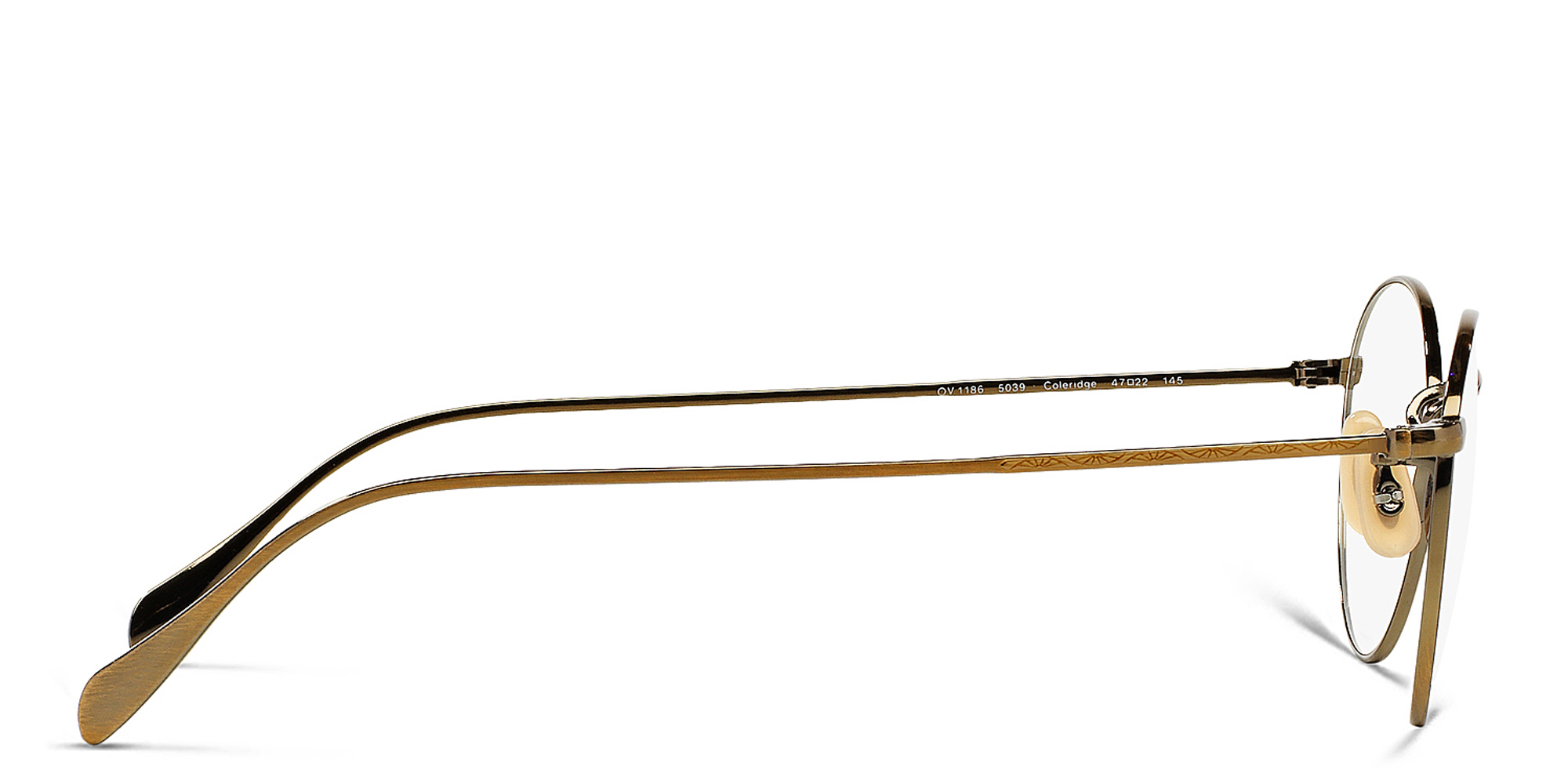 OLIVER PEOPLES Panthos Eyeglasses in Gold – Product Photo 3