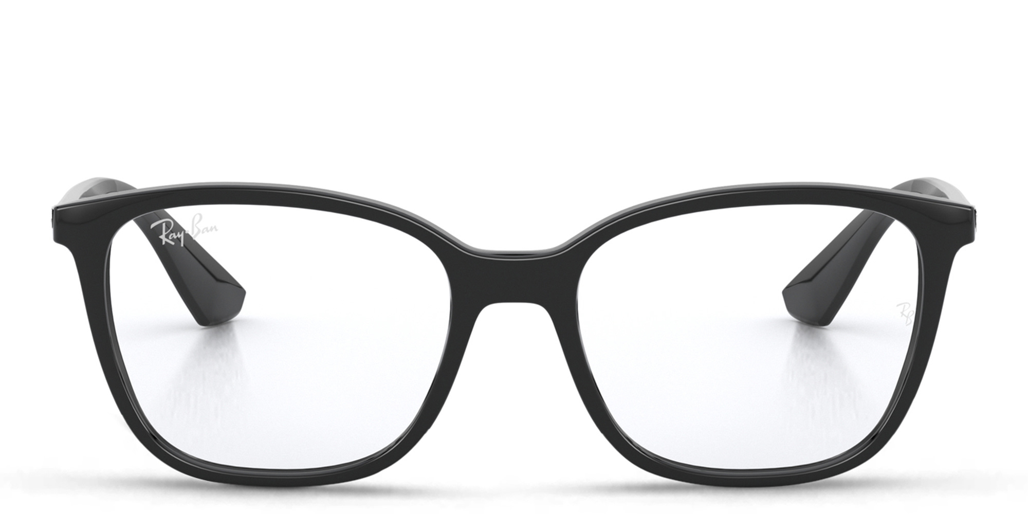 Ray-Ban Unisex Square Eyeglasses in Black – Product Photo 1