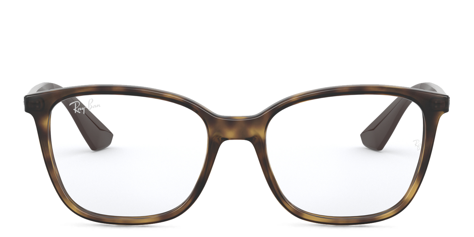 Ray-Ban Unisex Square Eyeglasses in Havana – Product Photo 1
