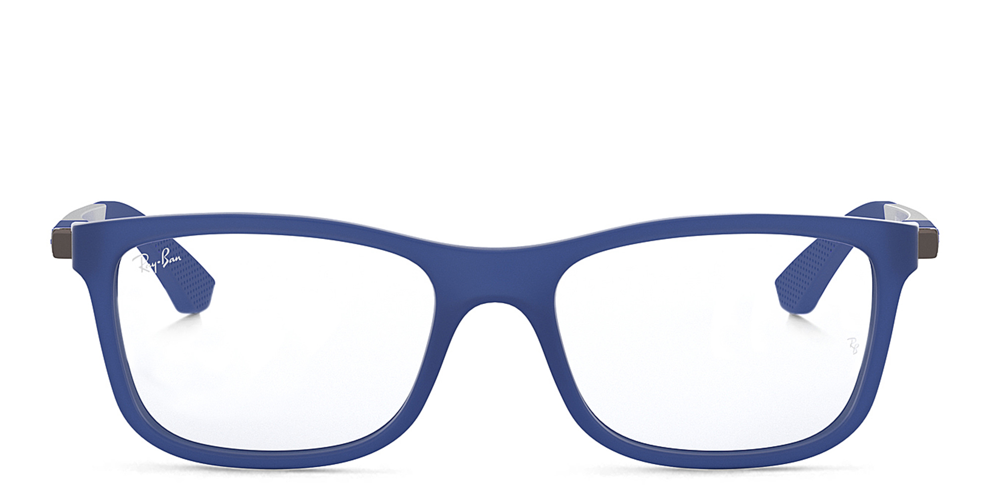 Ray-Ban Junior Kids Square Eyeglasses in Blue – Product Photo 1