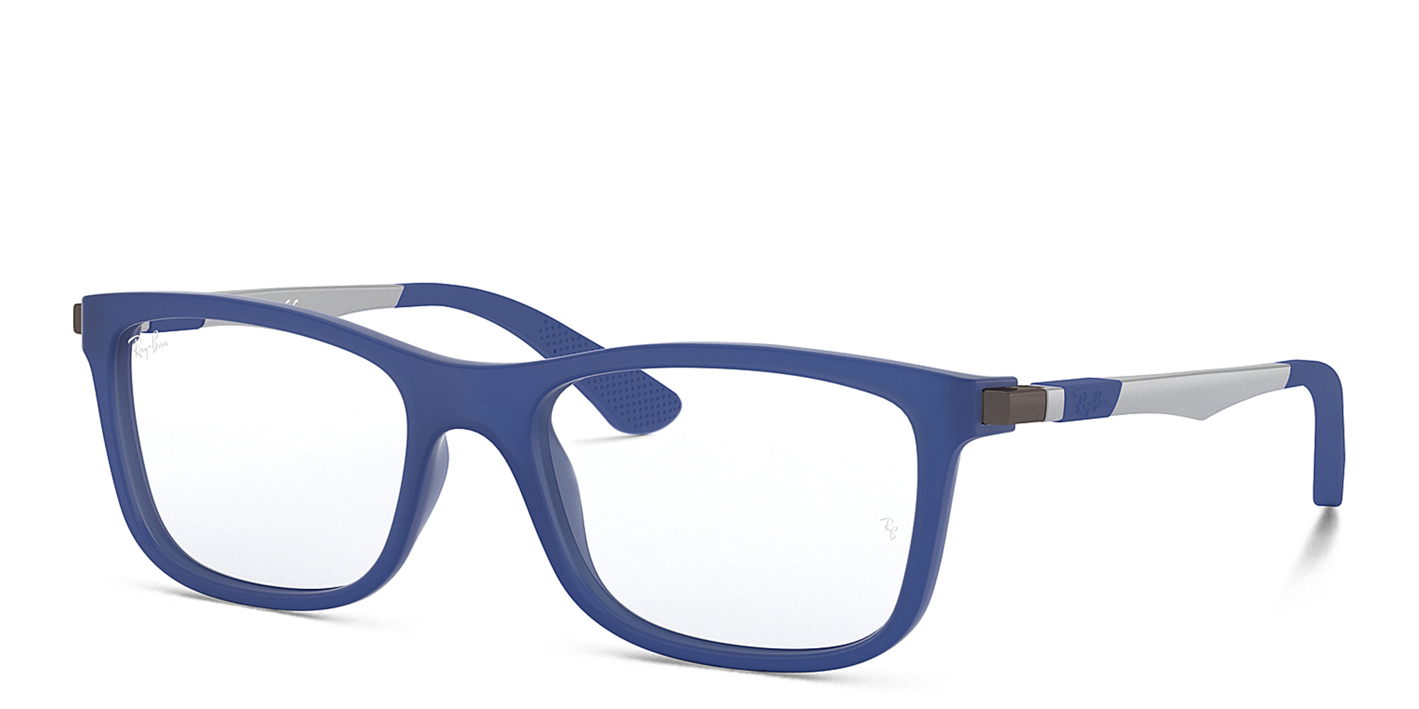 Ray-Ban Junior Kids Square Eyeglasses in Blue – Product Photo 2