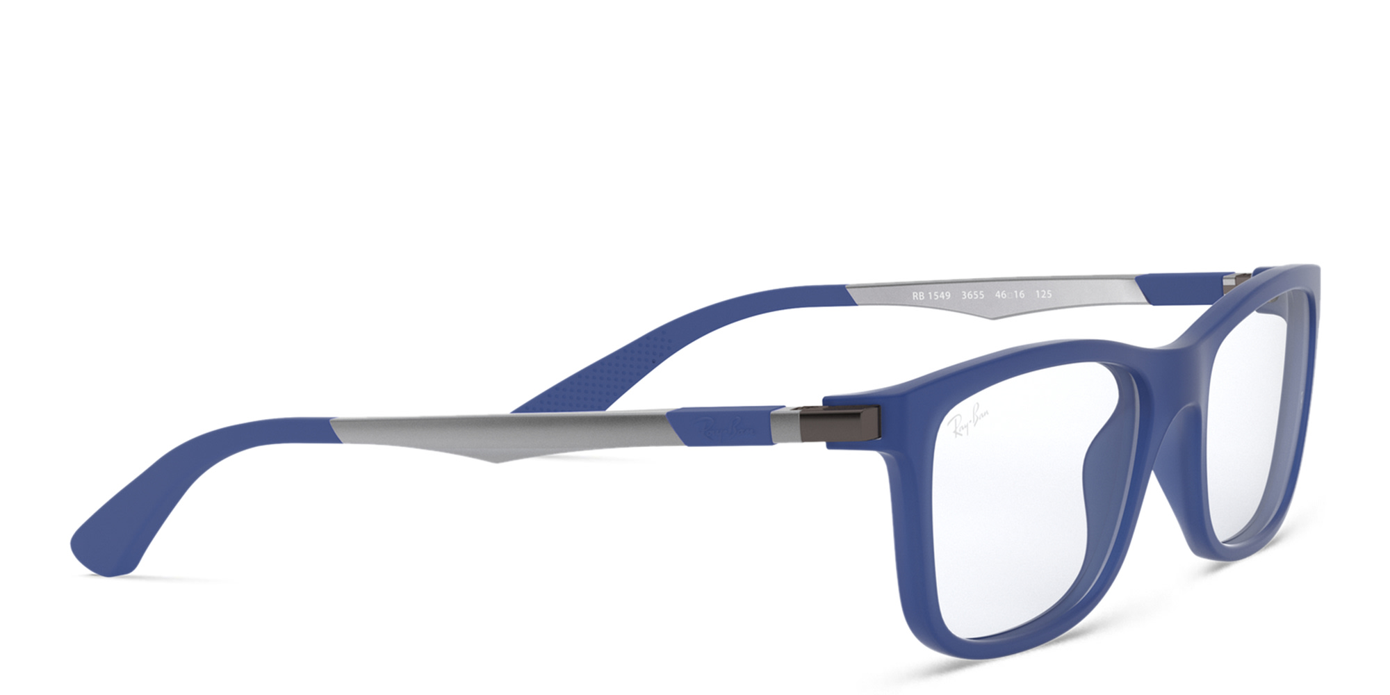 Ray-Ban Junior Kids Square Eyeglasses in Blue – Product Photo 4