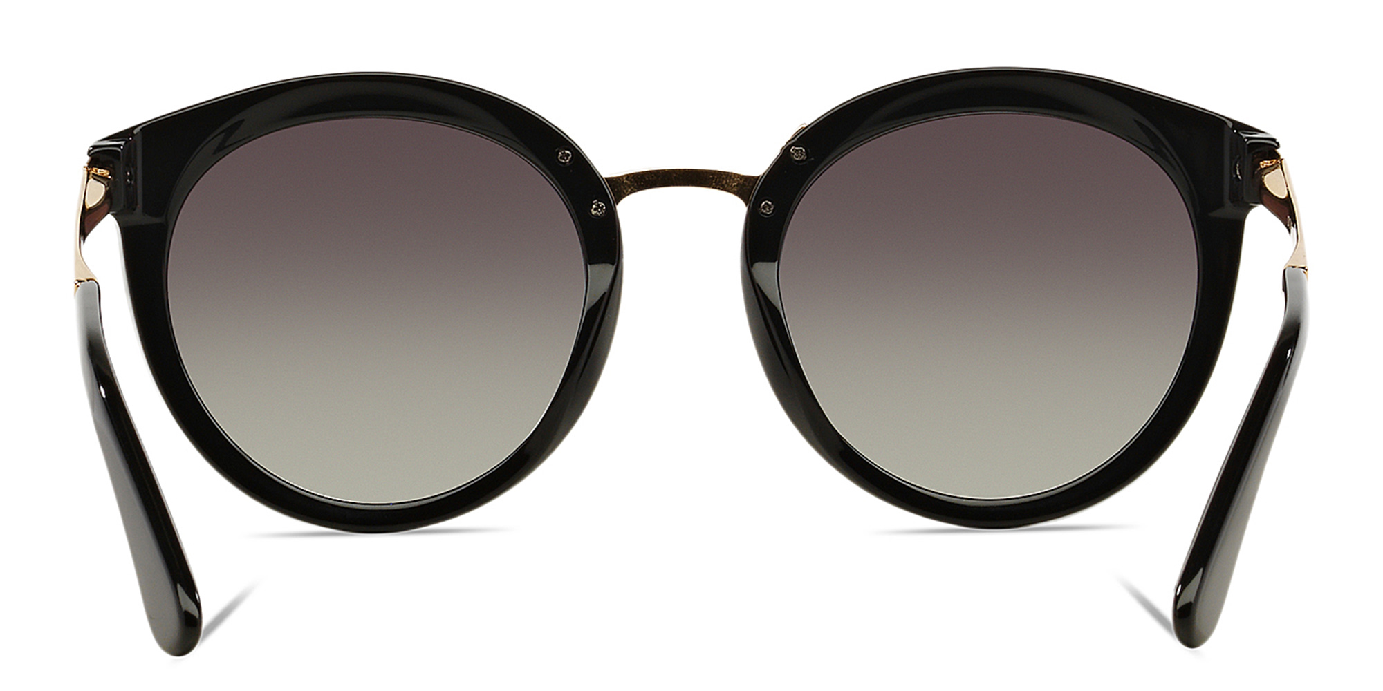 Dolce & Gabbana Round Sunglasses in Black – Product Photo 4