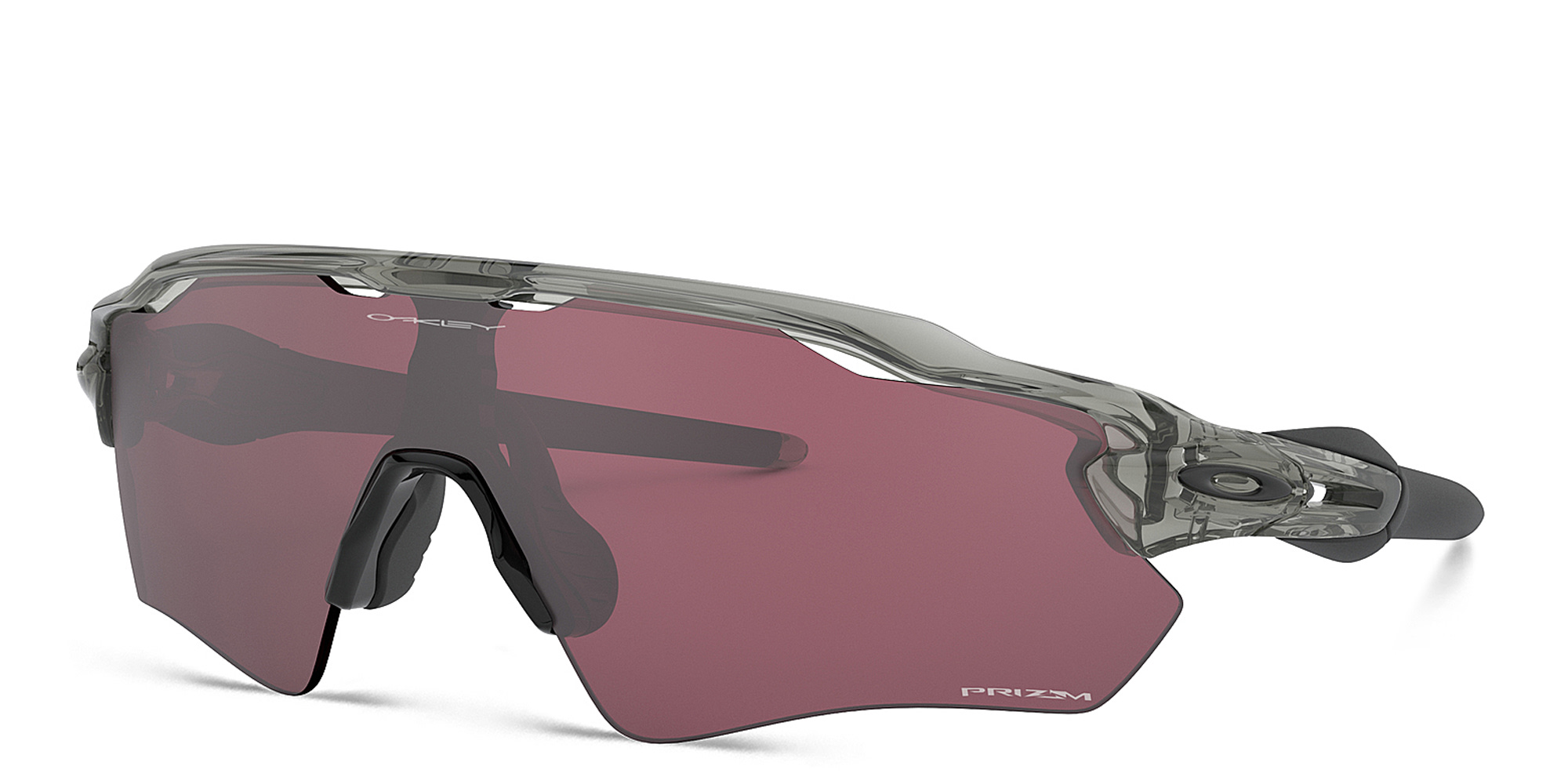 Shop Oakley Radar EV Path Half-Rim Mask Sunglasses in Grey Ink online.