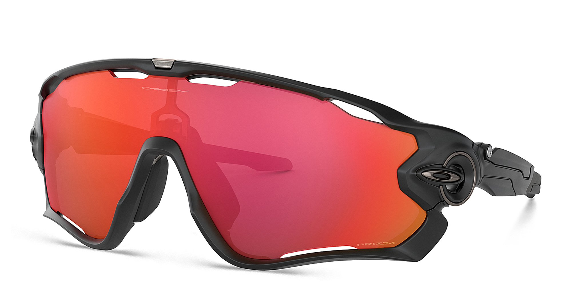 Shop Oakley Jawbreaker Mask Sunglasses in Matte Black online.