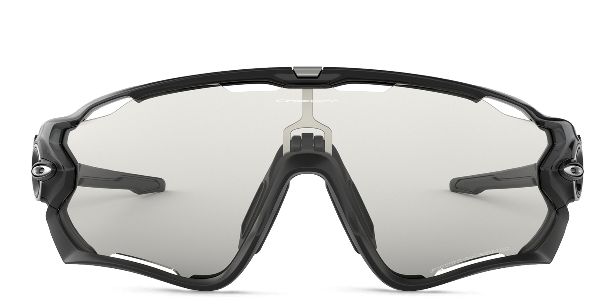 Oakley Jawbreaker Wide Mask Sunglasses in Polished Black – Product Photo 1