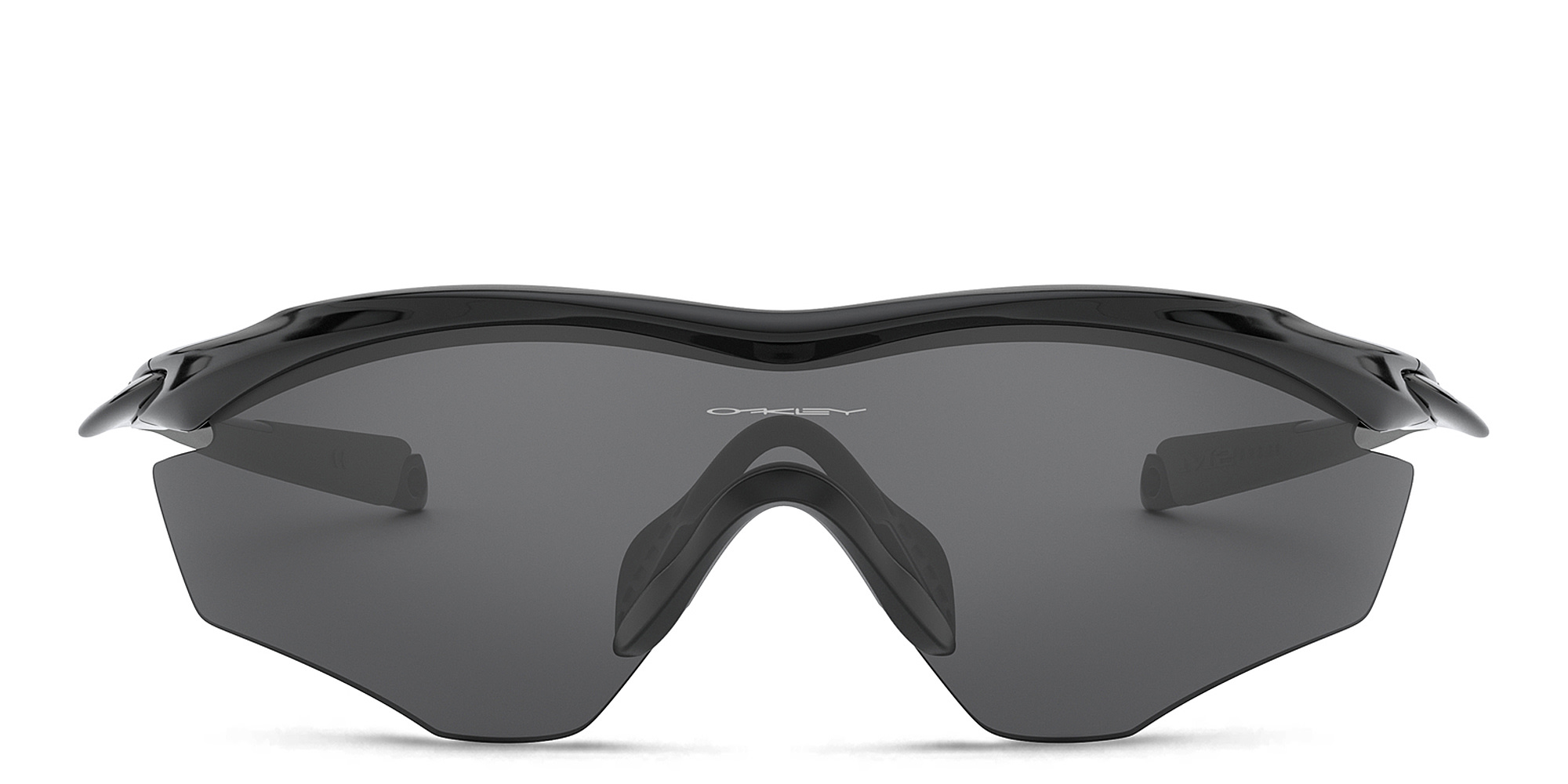 Shop Oakley M2 Frame XL Half-Rim Irregular Sunglasses in Black online.