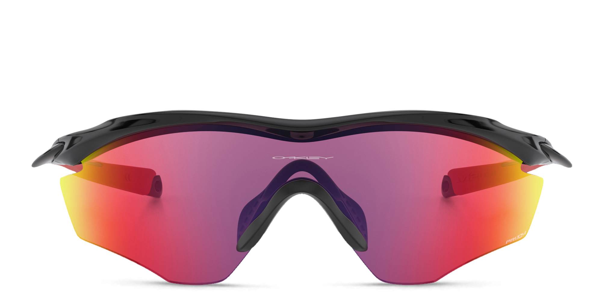 Shop Oakley M2 Frame XL Wide Rimless Irregular Sunglasses in Black online.