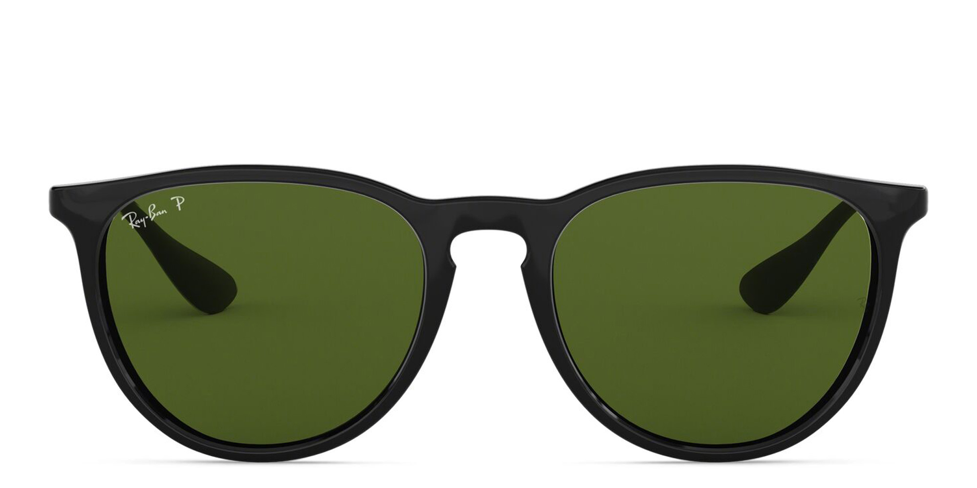 Ray-Ban Erika Classic Round Sunglasses in Black – Product Photo 1