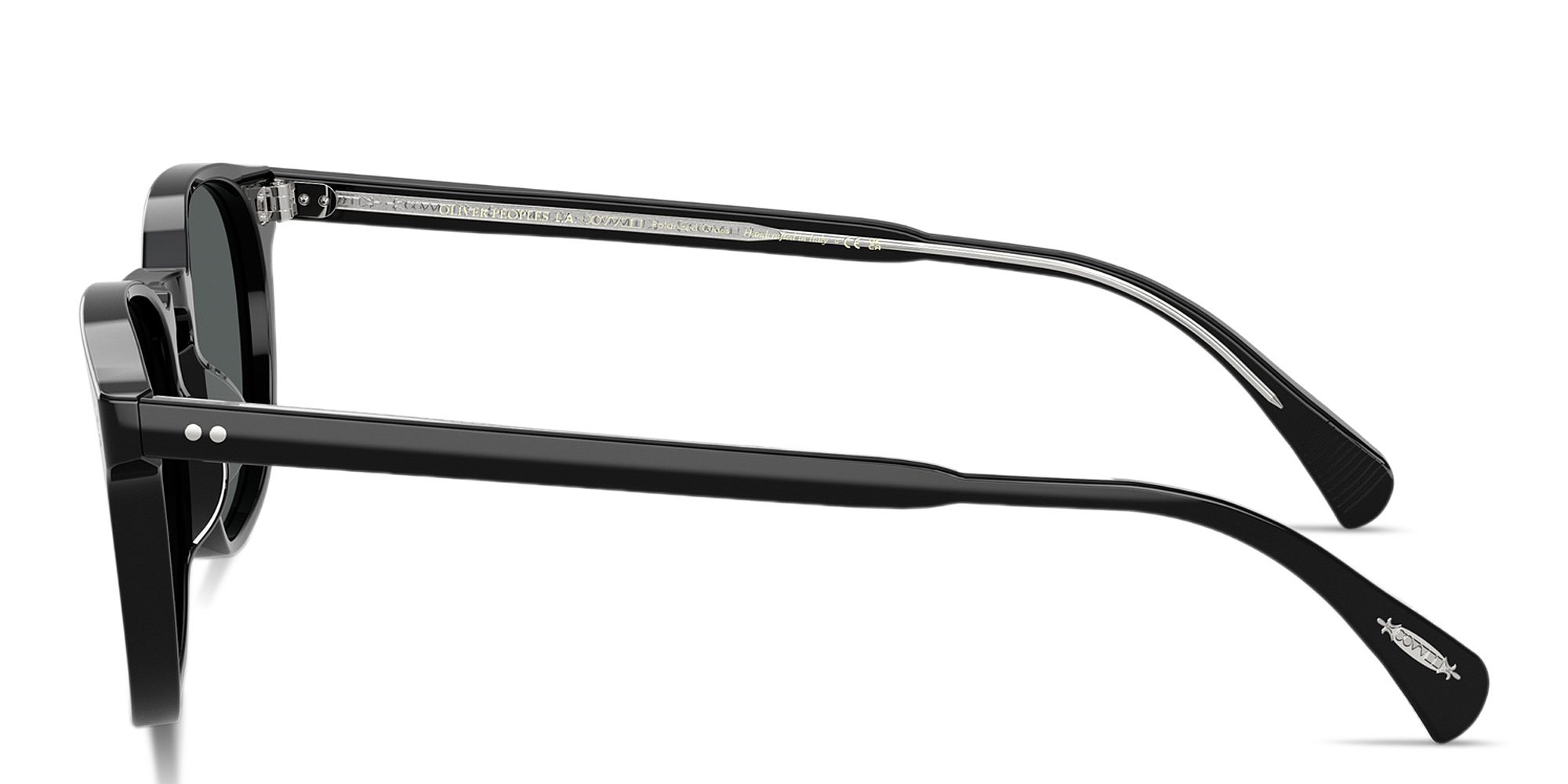 OLIVER PEOPLES Finley Esq. Sun Unisex Round Sunglasses in Black – Product Photo 3