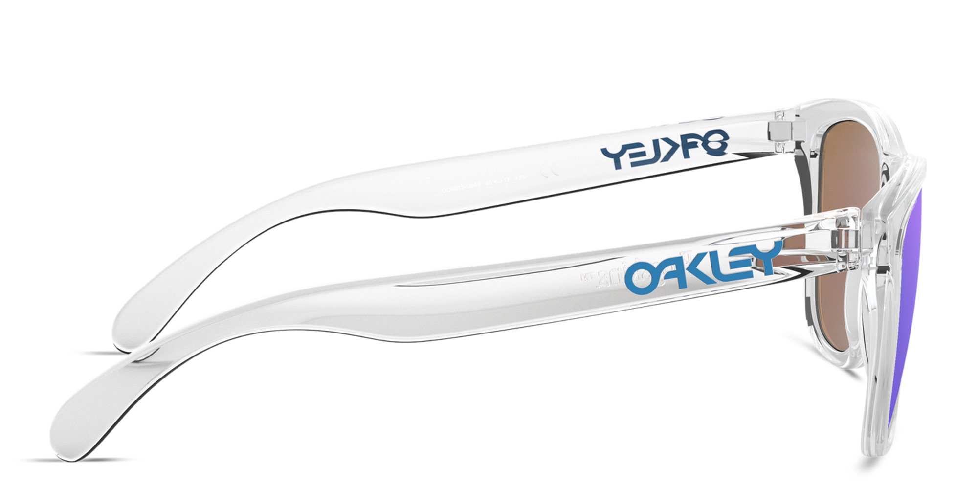 Oakley Frogskin Square Sunglasses in Crystal Clear – Product Photo 3