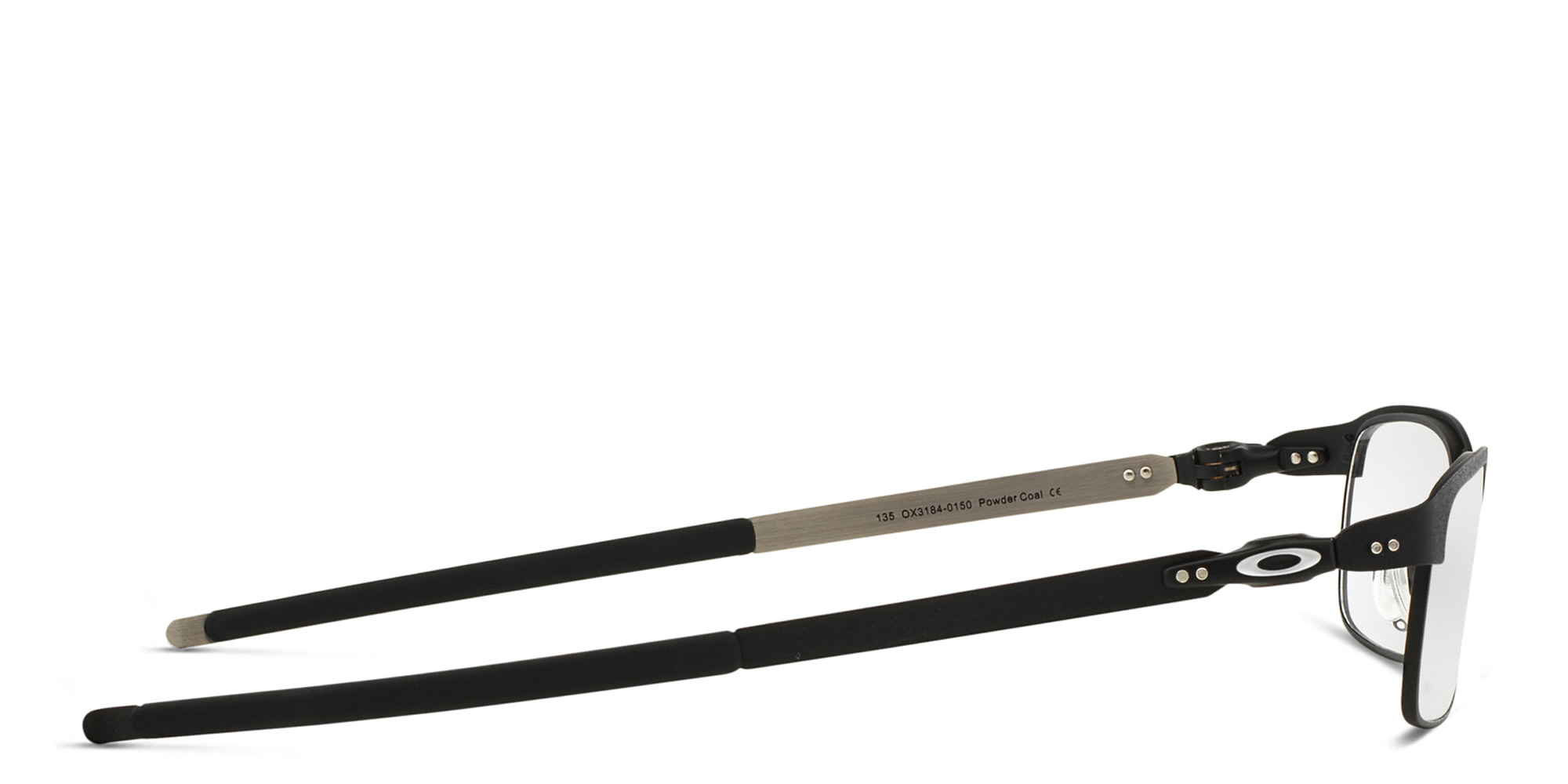 Oakley Tincup Rectangle Eyeglasses in Powder Coal – Product Photo 3