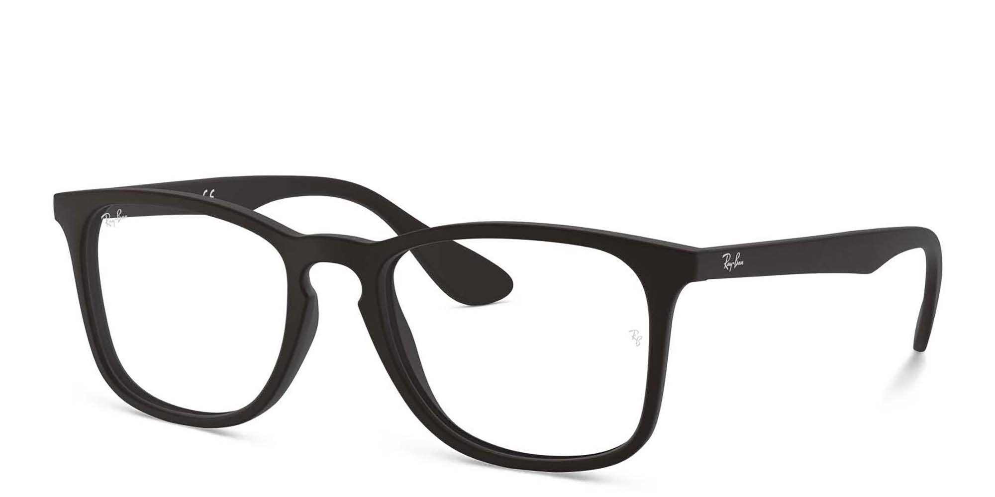 Ray-Ban Unisex Square Eyeglasses in Black – Product Photo 2