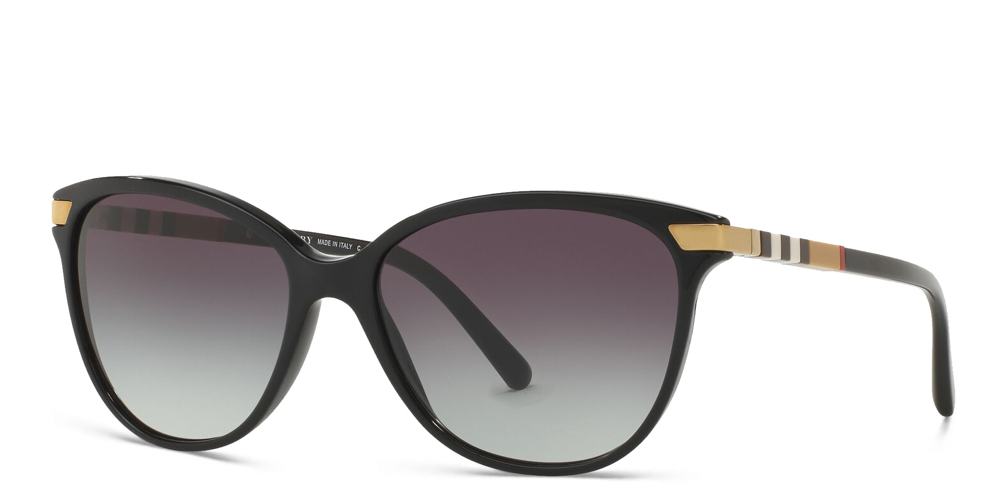 BURBERRY Cat Eye Sunglasses in Black – Product Photo 2