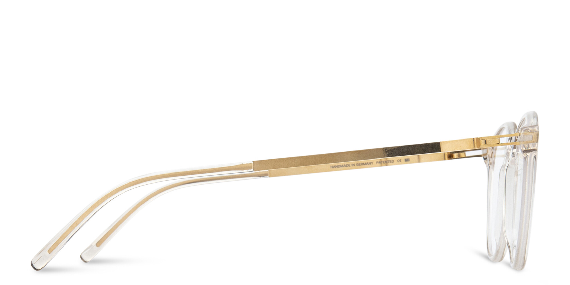 MYKITA Nukka Unisex Round Eyeglasses in Clear – Product Photo 4