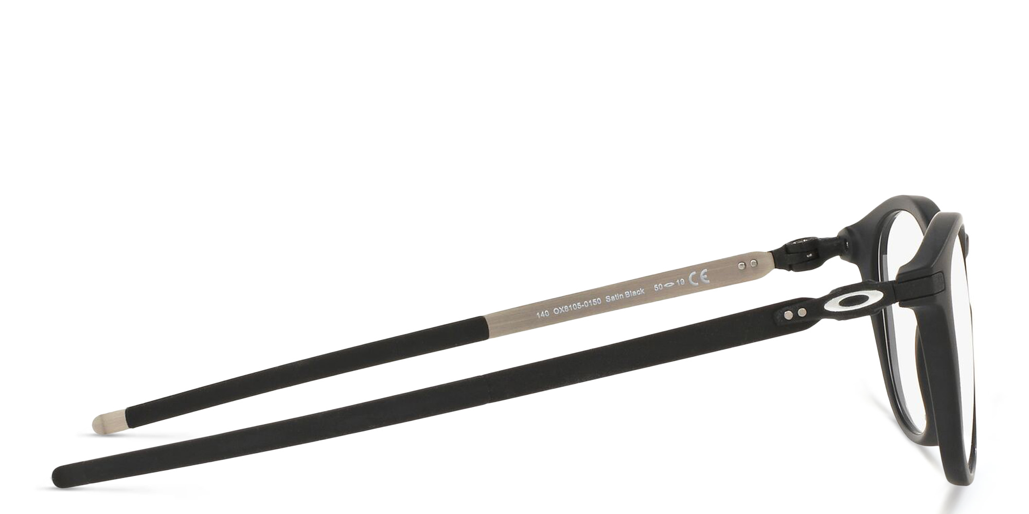 Oakley Pitchman™ R Round Eyeglasses in Satin Black – Product Photo 3