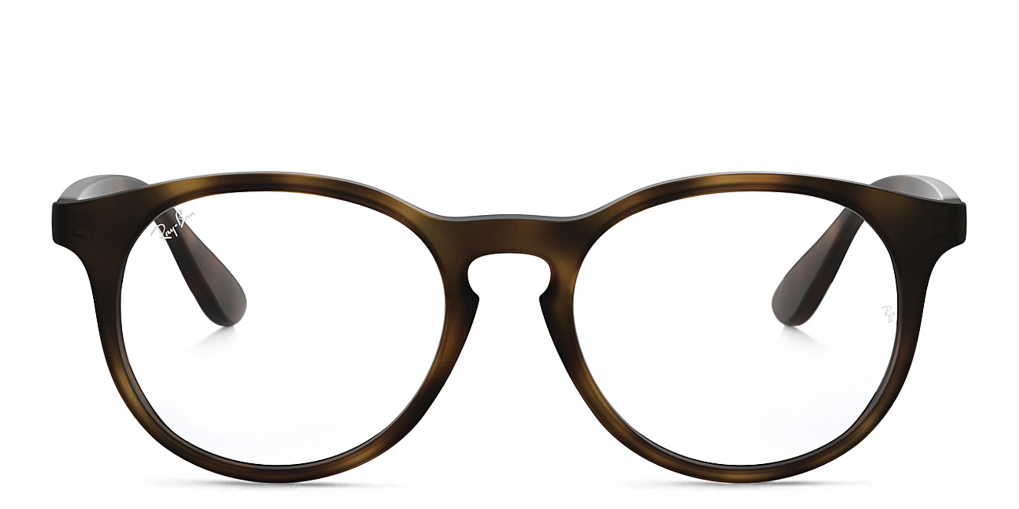 Ray-Ban Junior Kids Round Eyeglasses in Havana – Product Photo 1