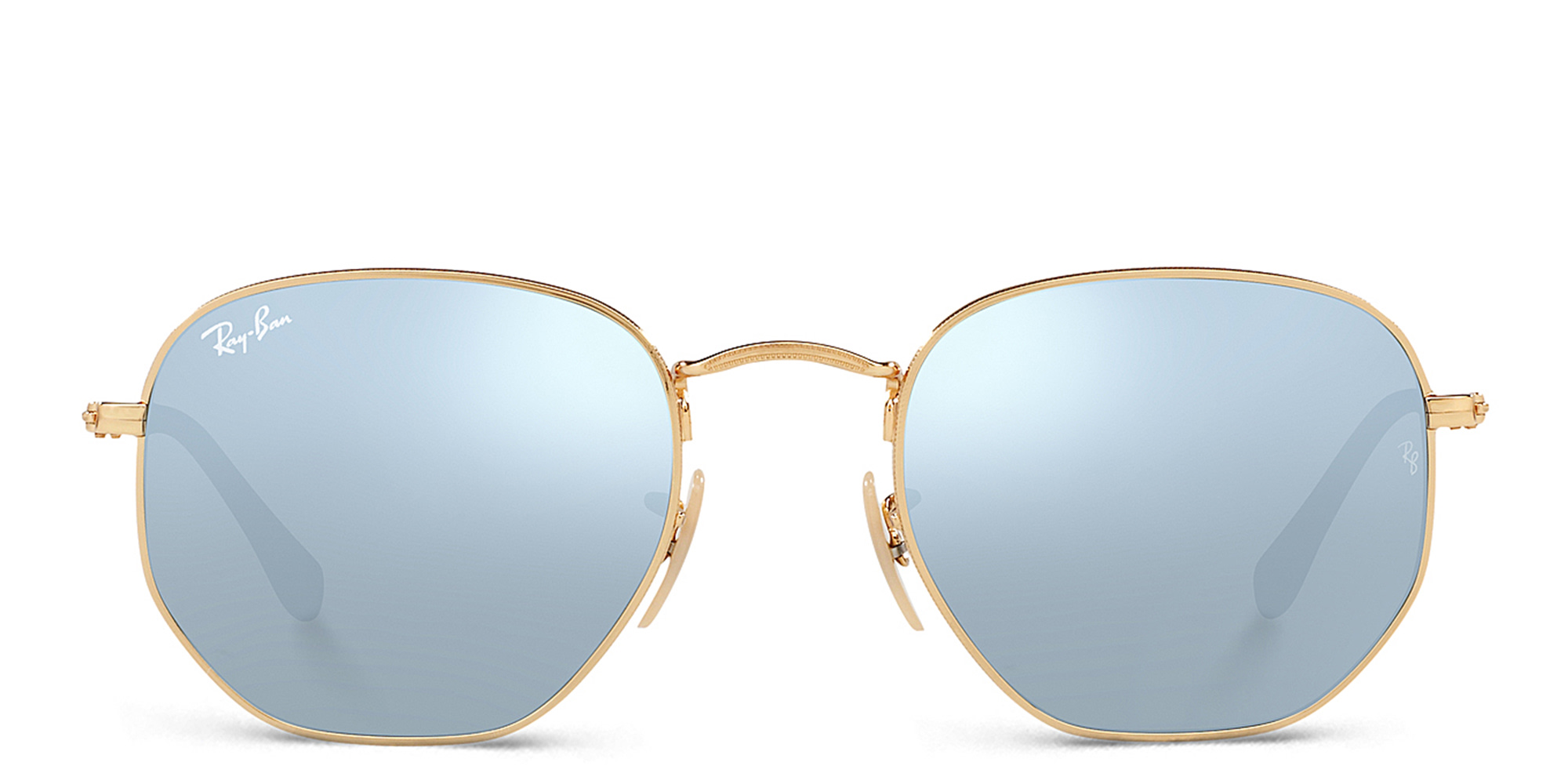 Ray-Ban Hexagonal Unisex Sunglasses in Gold – Product Photo 1