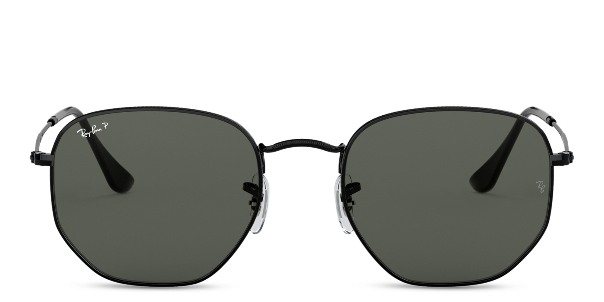 Ray-Ban Hexagonal Unisex Sunglasses in Black – Product Photo 1