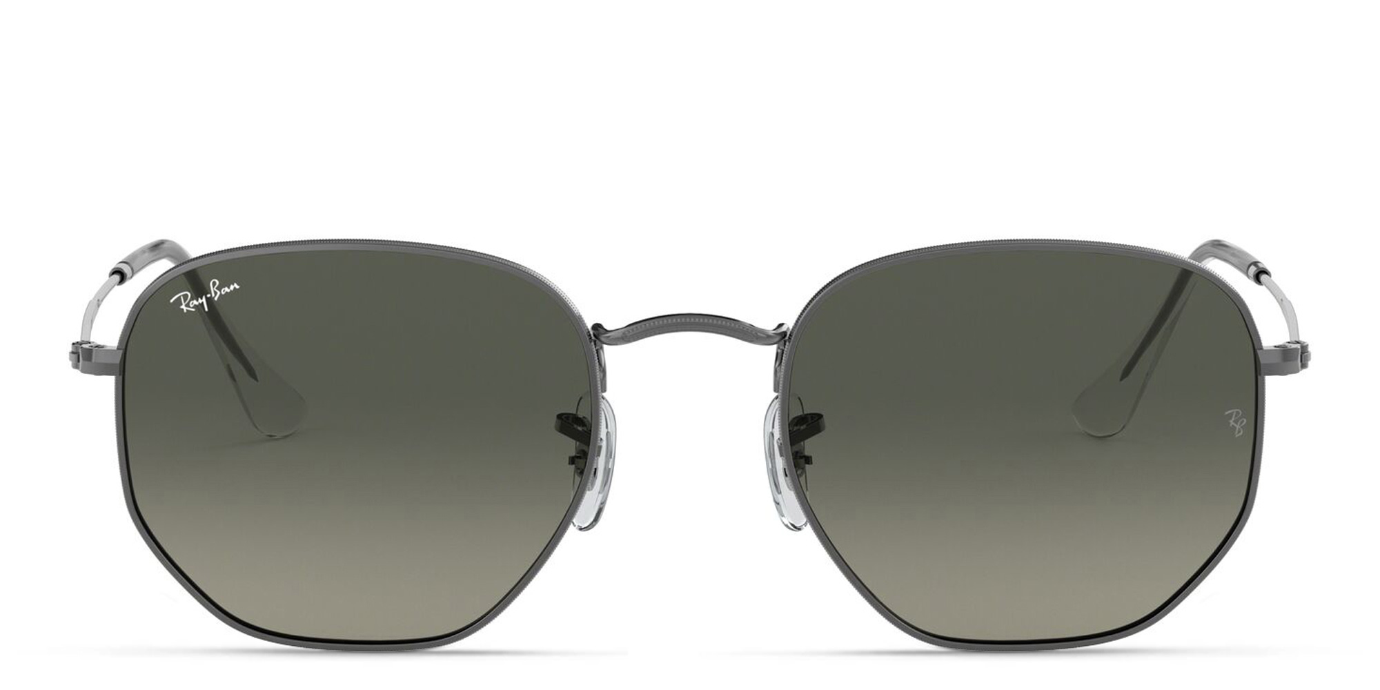 Ray-Ban Hexagonal Flat Lenses Sunglasses in Gunmetal – Product Photo 1