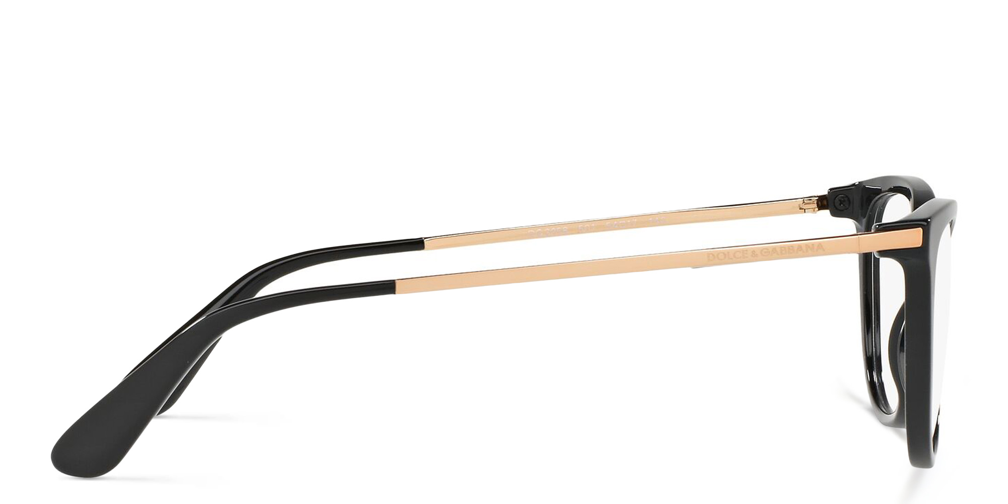 Dolce & Gabbana Cat Eye Eyeglasses in Black – Product Photo 3