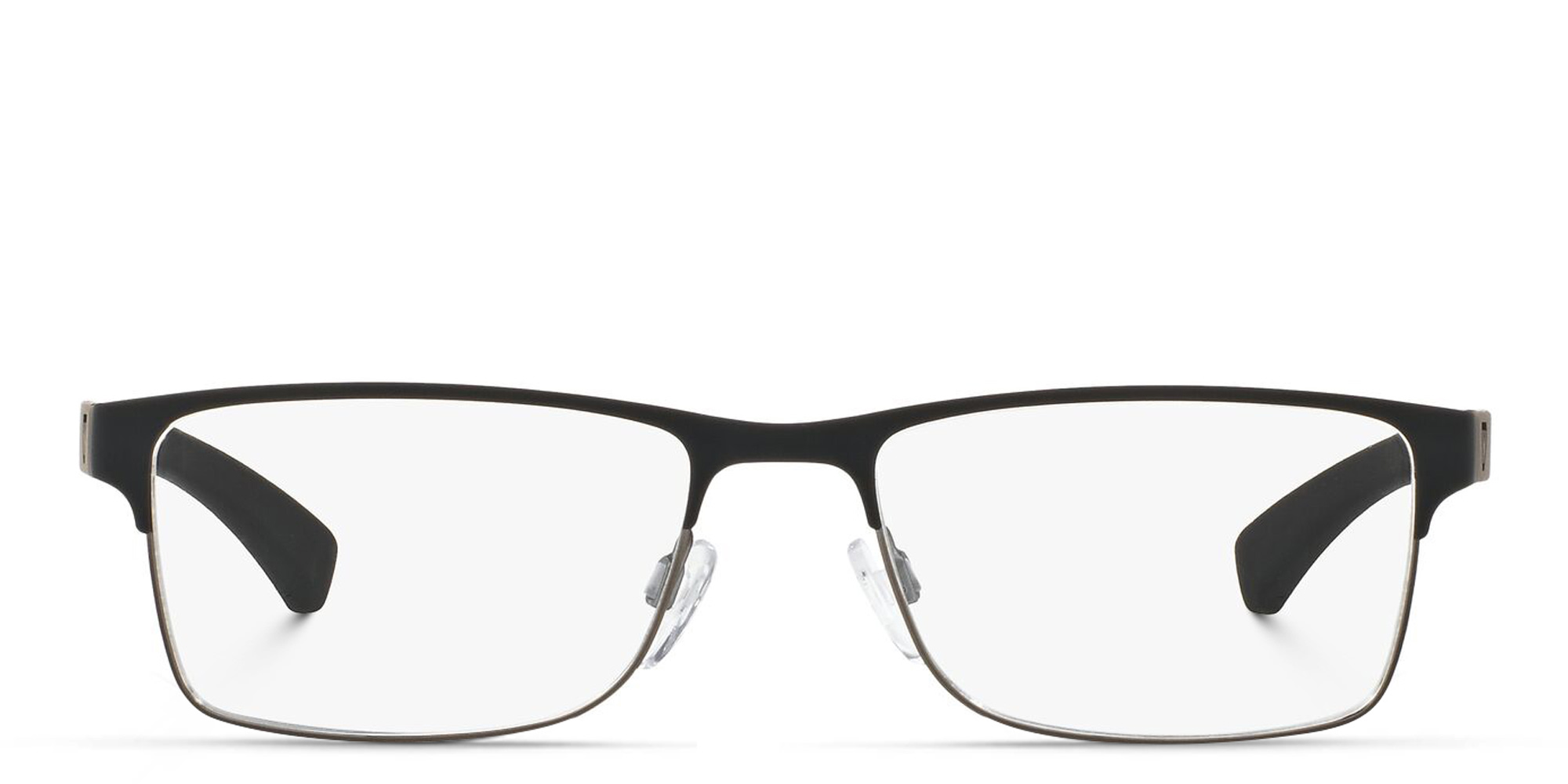 Emporio Armani Rectangle Eyeglasses in Black – Product Photo 1