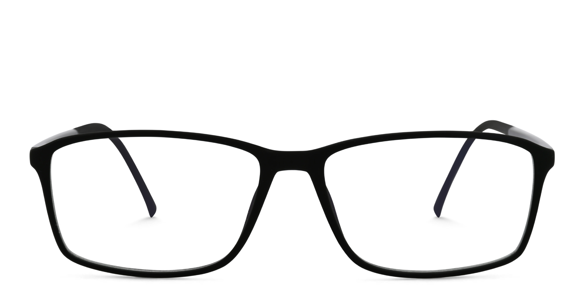 Silhouette Rectangle Eyeglasses in Black – Product Photo 1