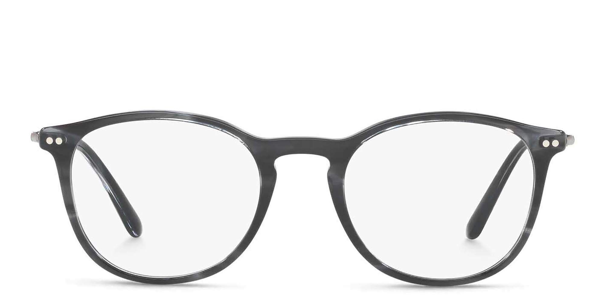 GIORGIO ARMANI Round Eyeglasses in Grey – Product Photo 1