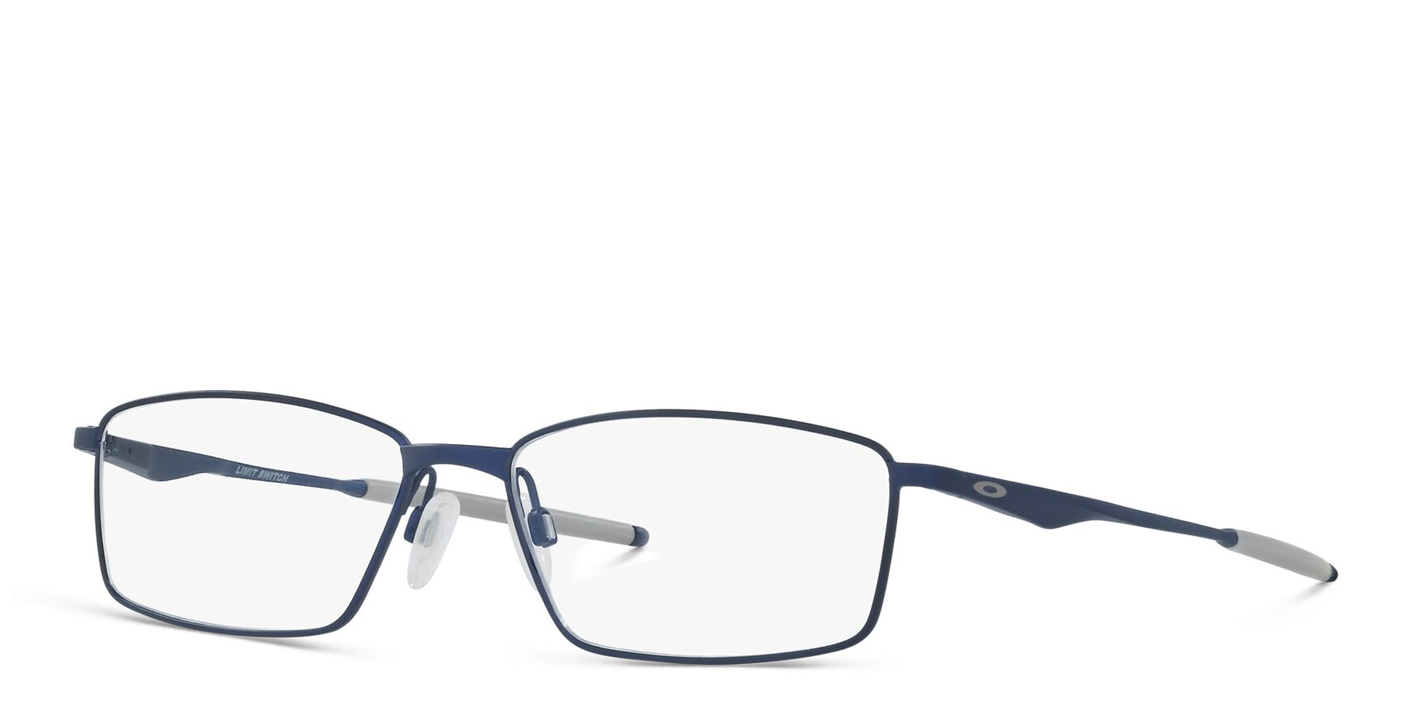Oakley Limit Switch® Wide Rectangle Eyeglasses in Midnight Blue – Product Photo 2