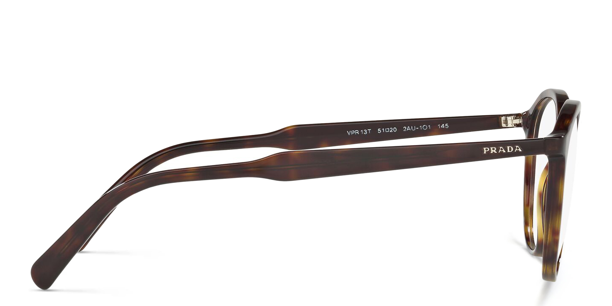 PRADA Round Eyeglasses in Havana – Product Photo 3