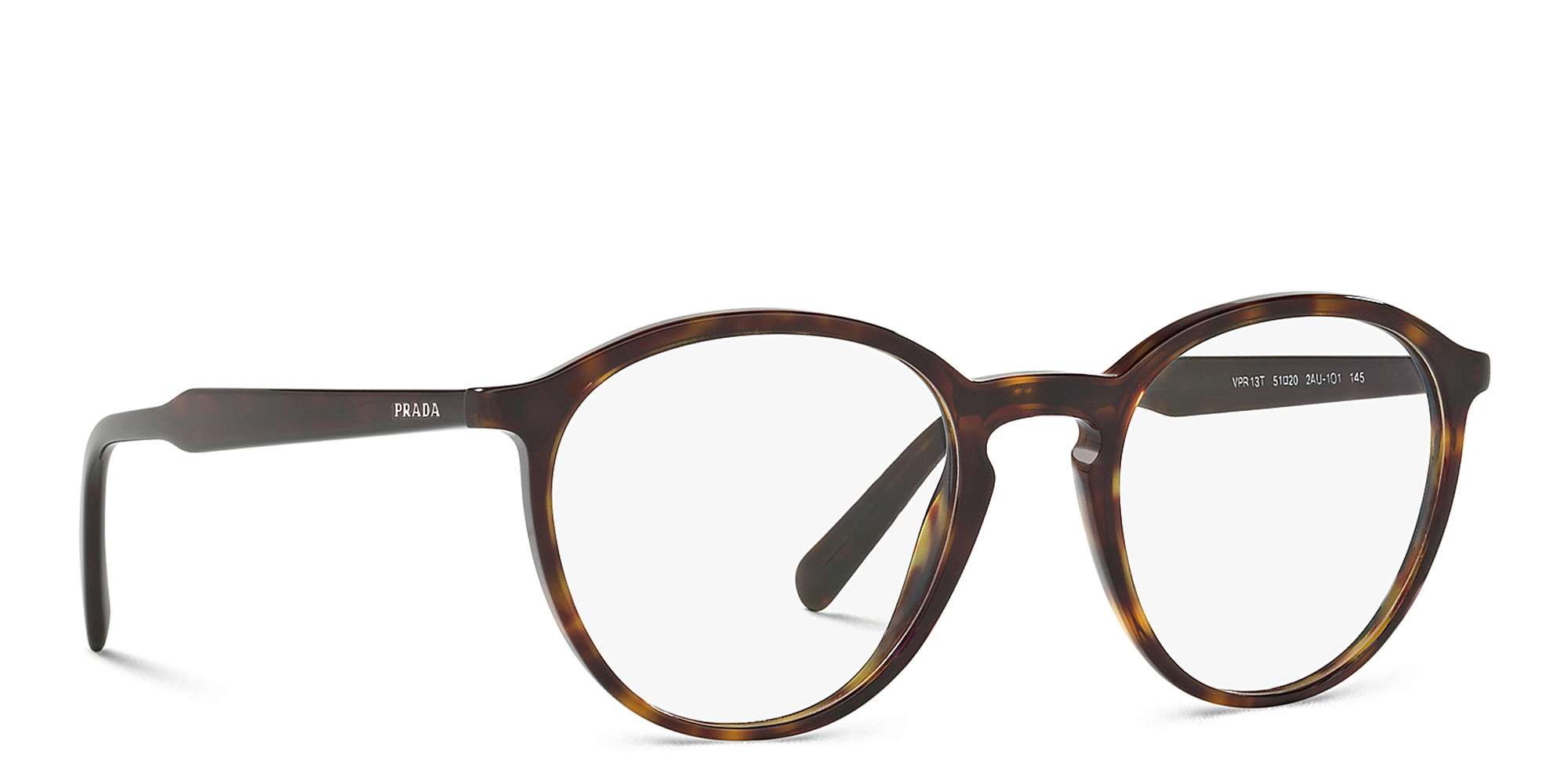 PRADA Round Eyeglasses in Havana – Product Photo 4