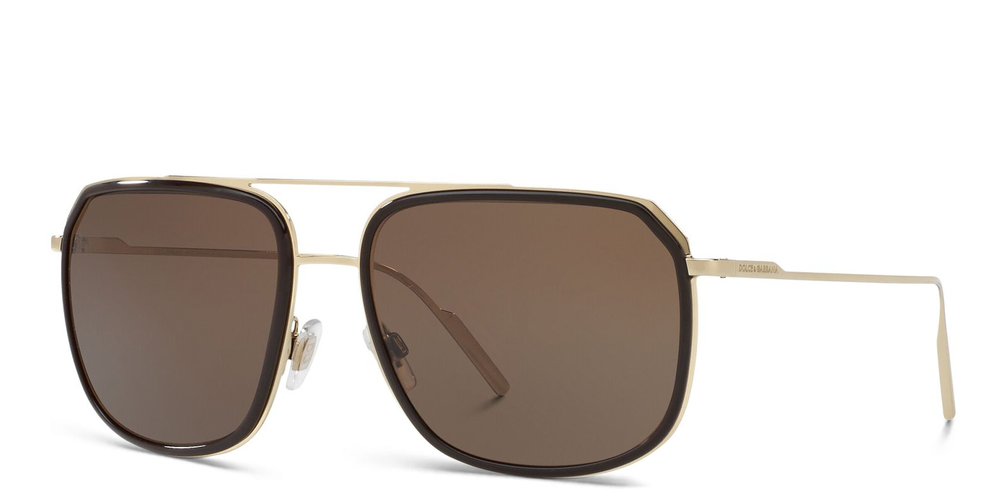 نظارة شمسية مربعة من دولتشي آند غابانا بلون بني - صورة المنتج 2