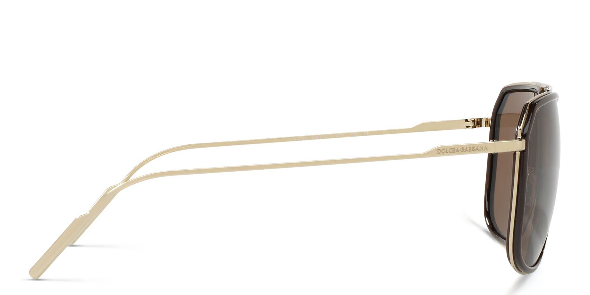 نظارة شمسية مربعة من دولتشي آند غابانا بلون بني - صورة المنتج 3