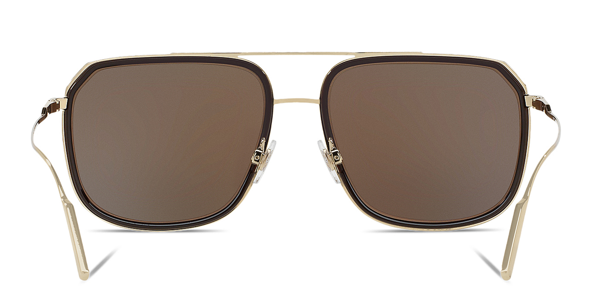 نظارة شمسية مربعة من دولتشي آند غابانا بلون بني - صورة المنتج 4